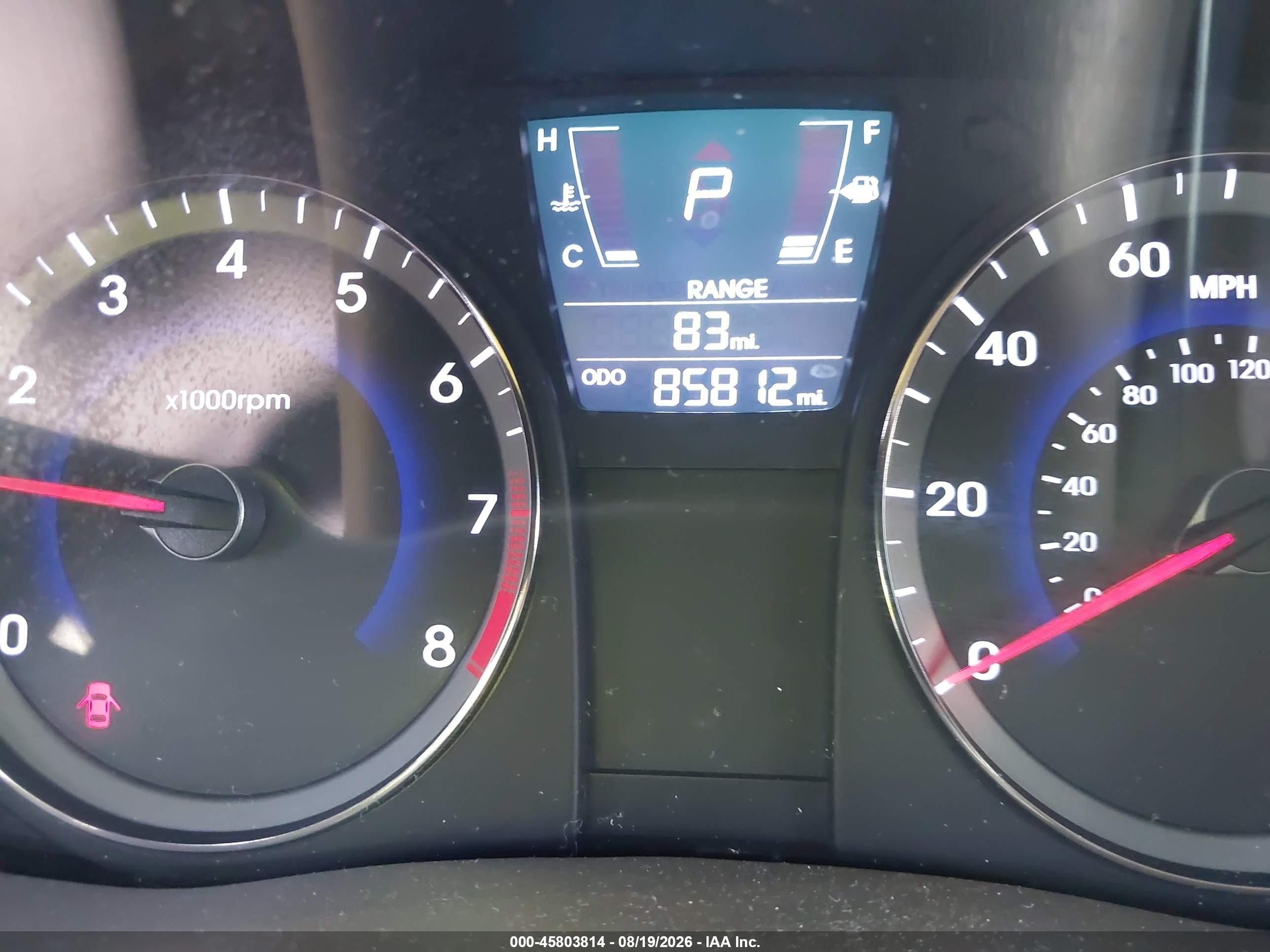 2014 Hyundai Accent Gls Tan vin: KMHCU4AEXEU746910