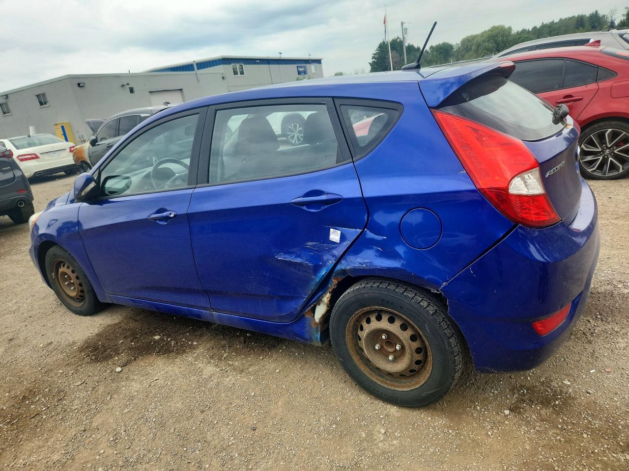 2012 Hyundai Accent Gls Blue vin: KMHCU5AE0CU032223