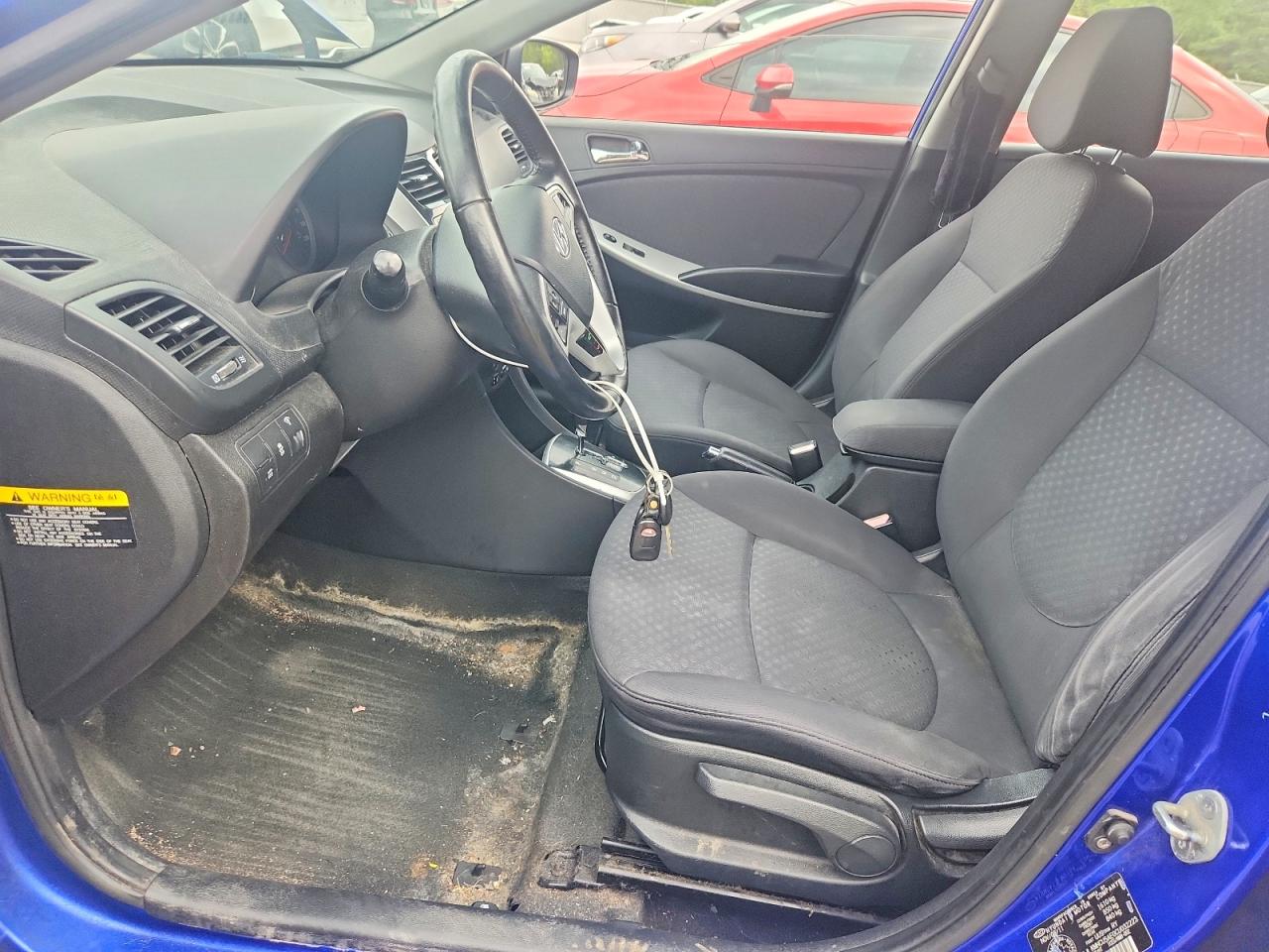 2012 Hyundai Accent Gls Blue vin: KMHCU5AE0CU032223