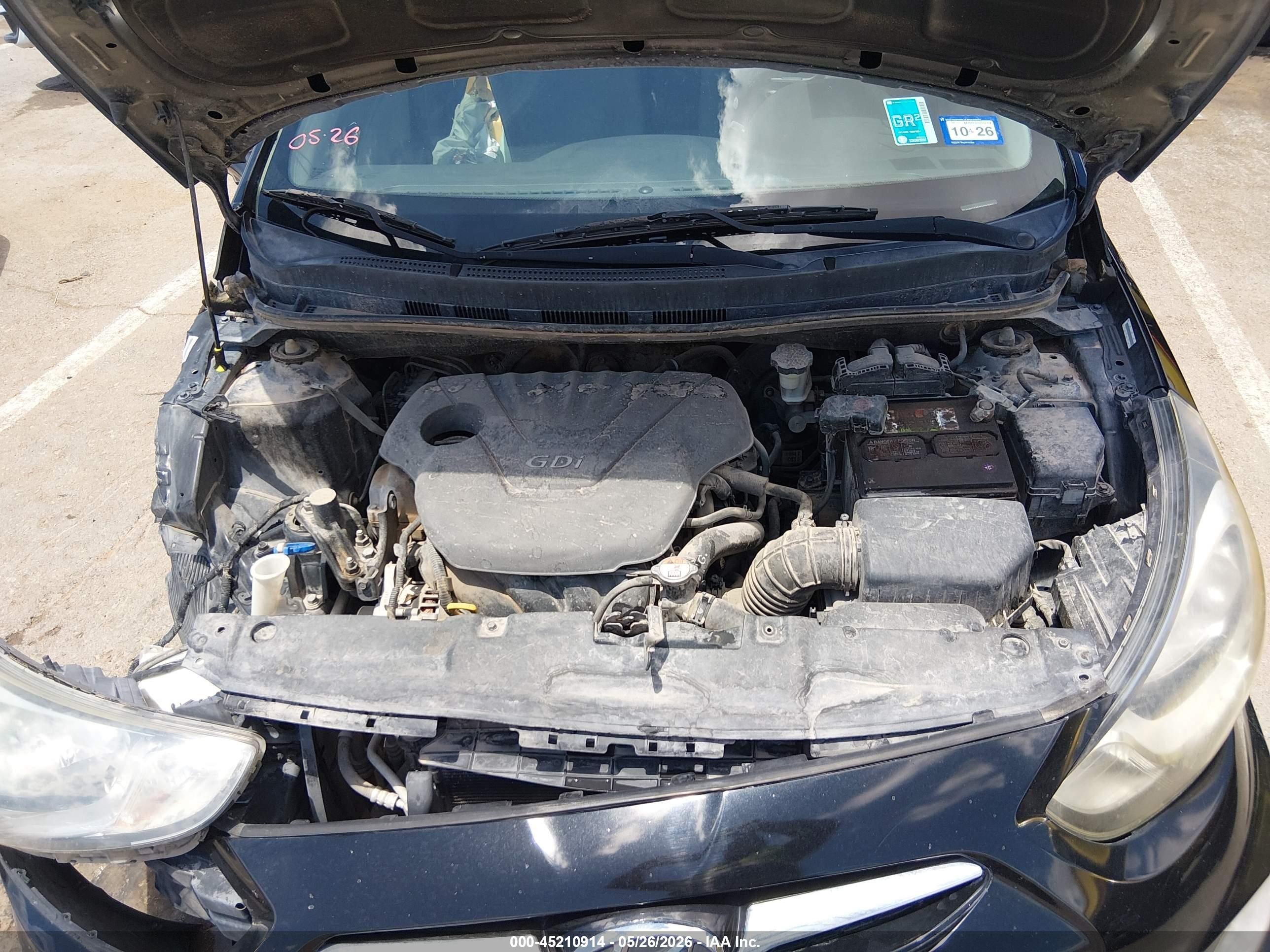 2012 Hyundai Accent Se Black vin: KMHCU5AE0CU037857
