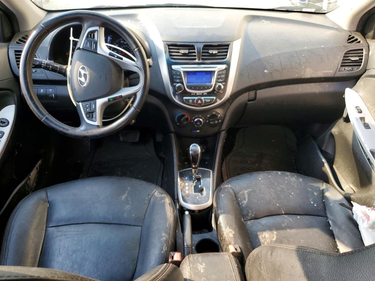 2012 Hyundai Accent Se Gray vin: KMHCU5AE0CU049202