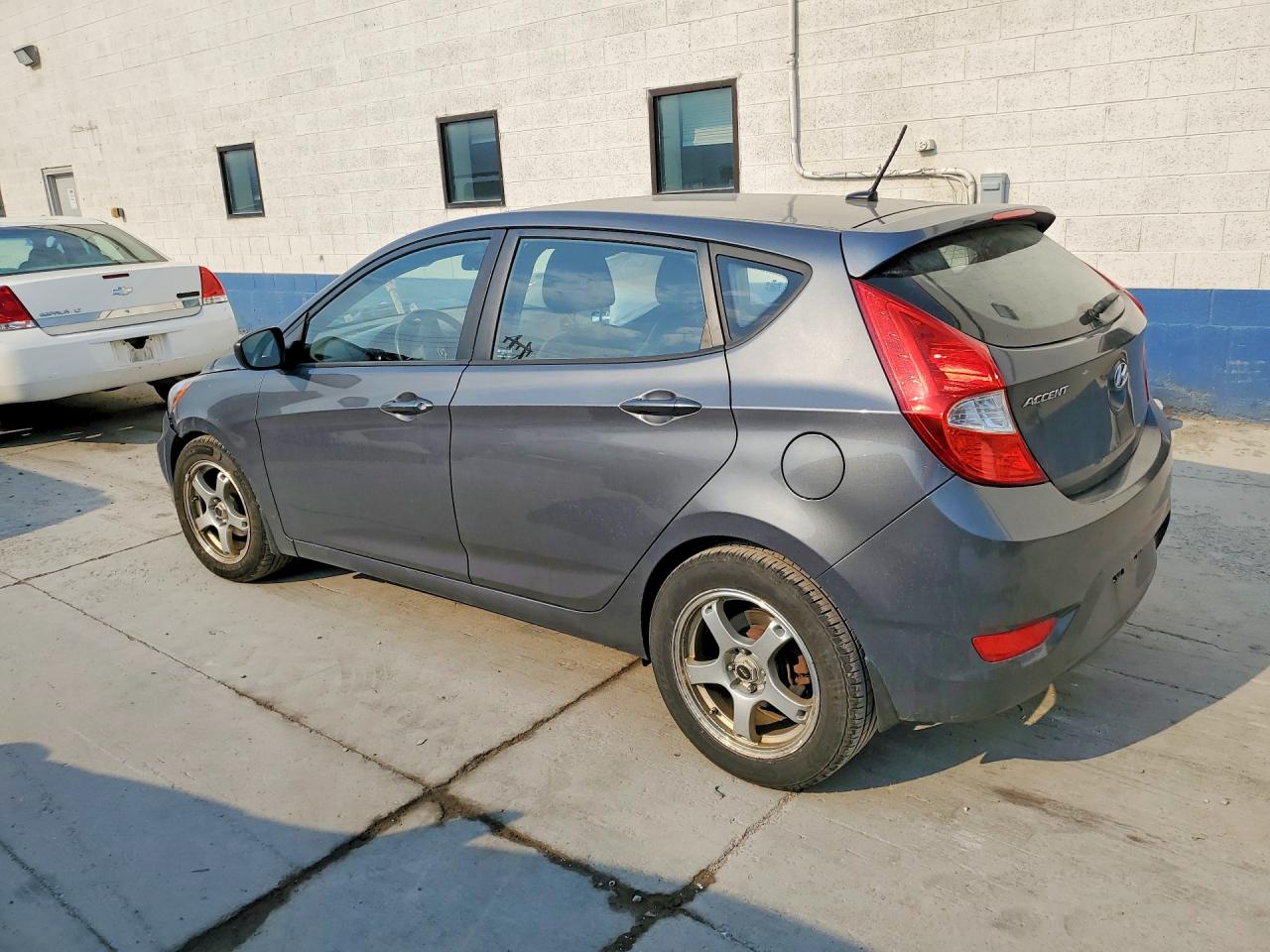 2012 Hyundai Accent Se Gray vin: KMHCU5AE0CU049202