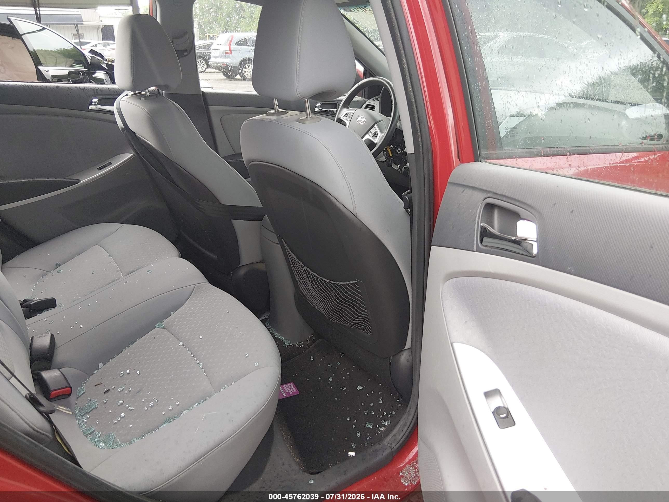 2013 Hyundai Accent Se Красный vin: KMHCU5AE0DU085778