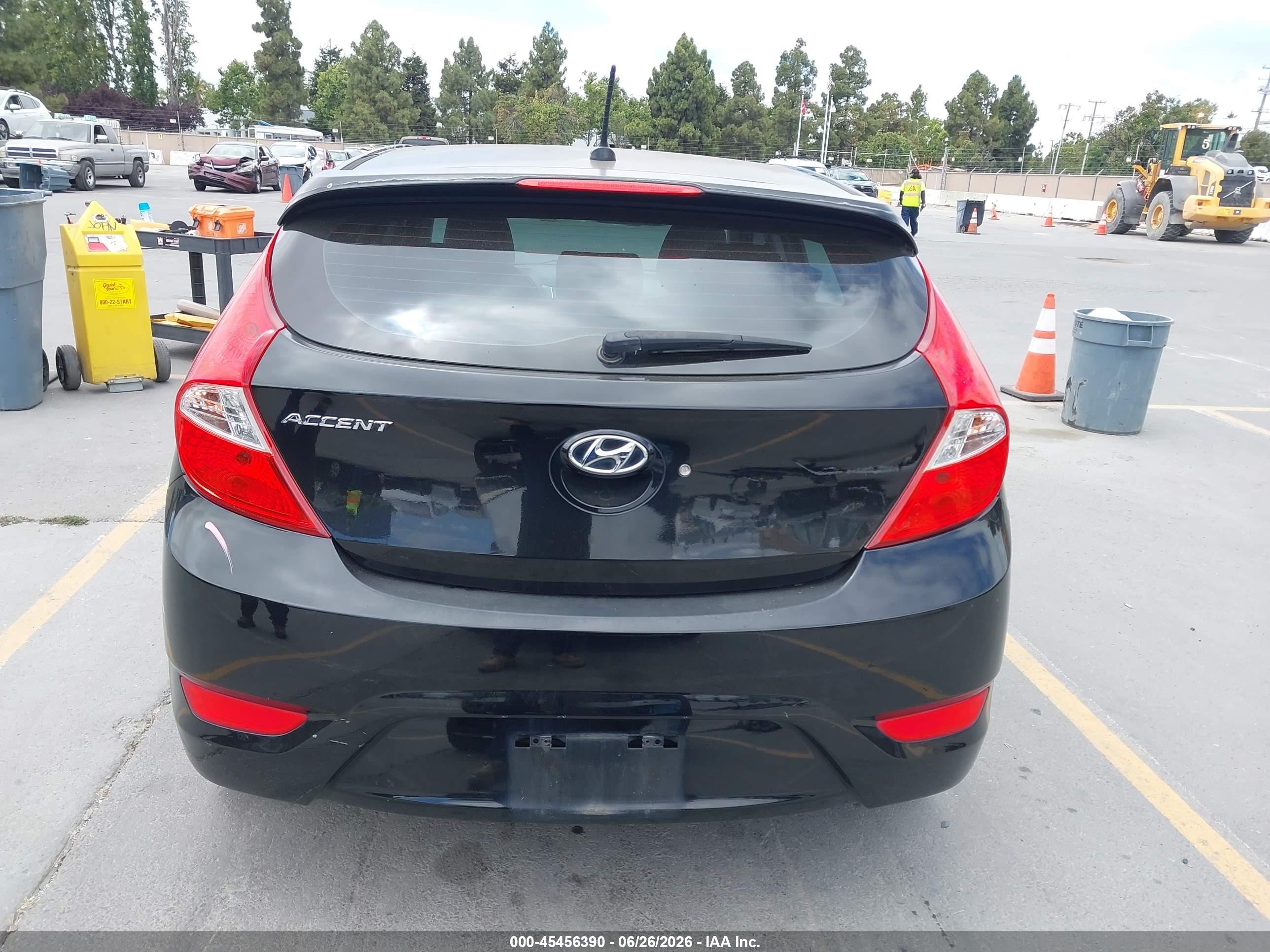 2014 Hyundai Accent Se Black vin: KMHCU5AE0EU141932