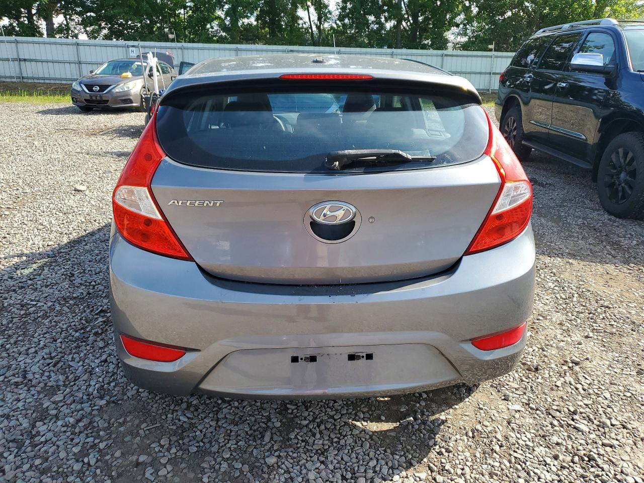 2014 Hyundai Accent Se Серый vin: KMHCU5AE0EU167656