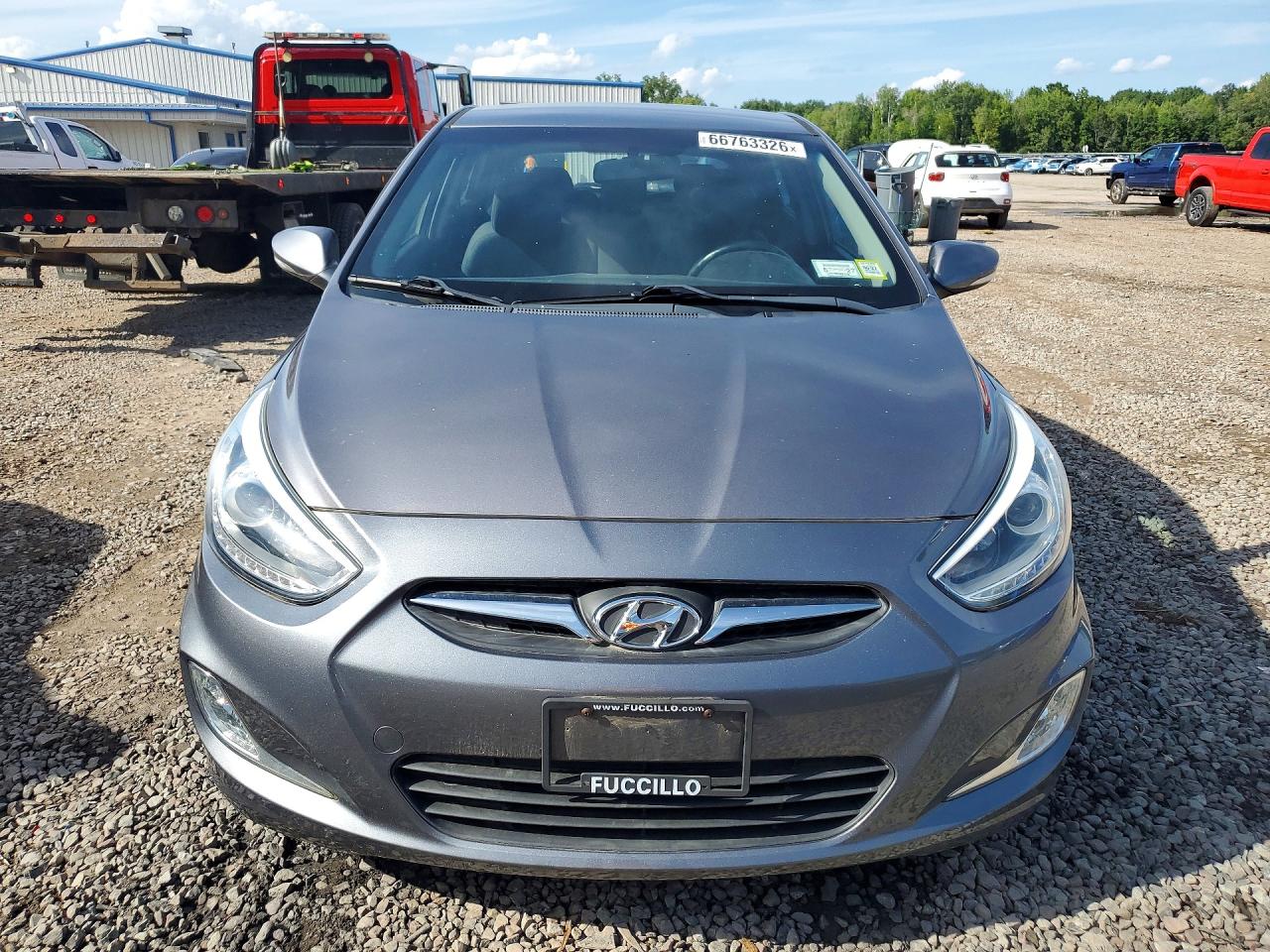 2014 Hyundai Accent Se Серый vin: KMHCU5AE0EU167656