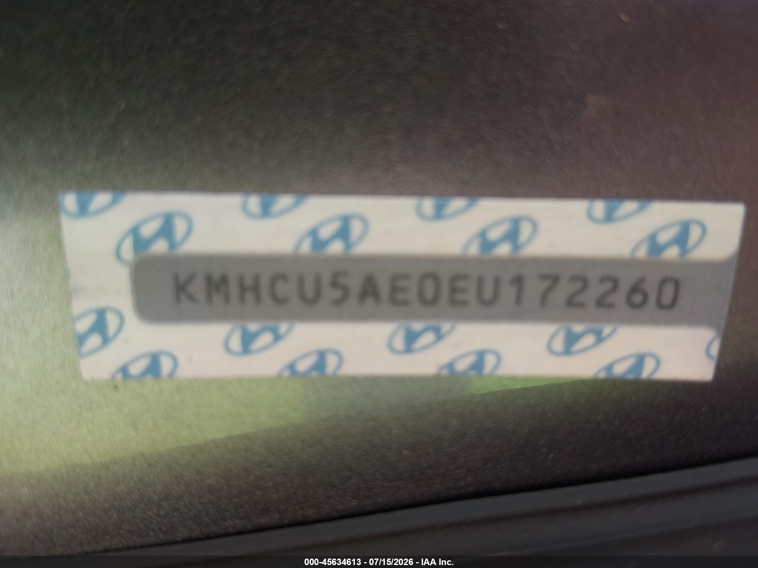 2014 Hyundai Accent Se Gray vin: KMHCU5AE0EU172260