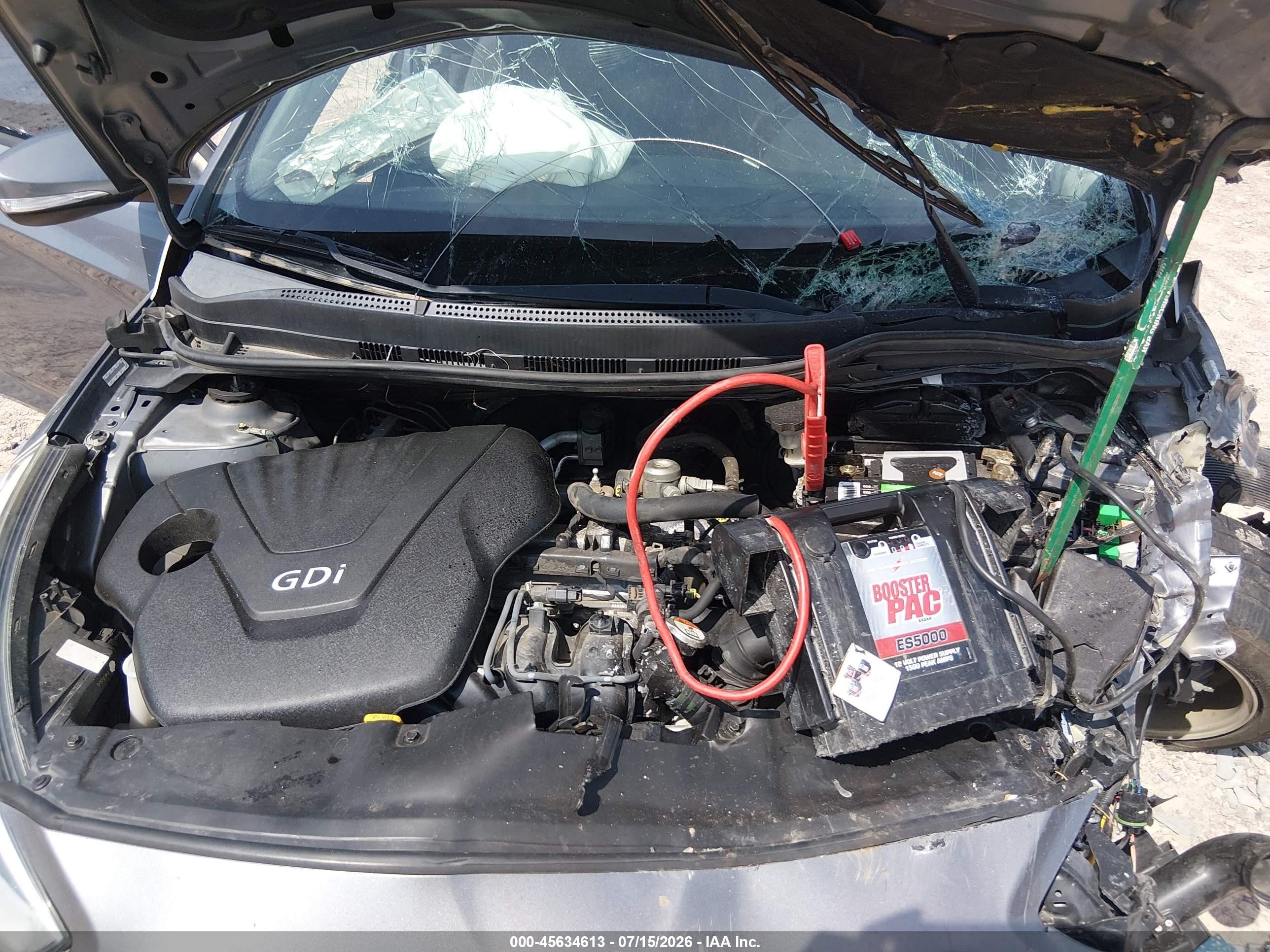 2014 Hyundai Accent Se Gray vin: KMHCU5AE0EU172260