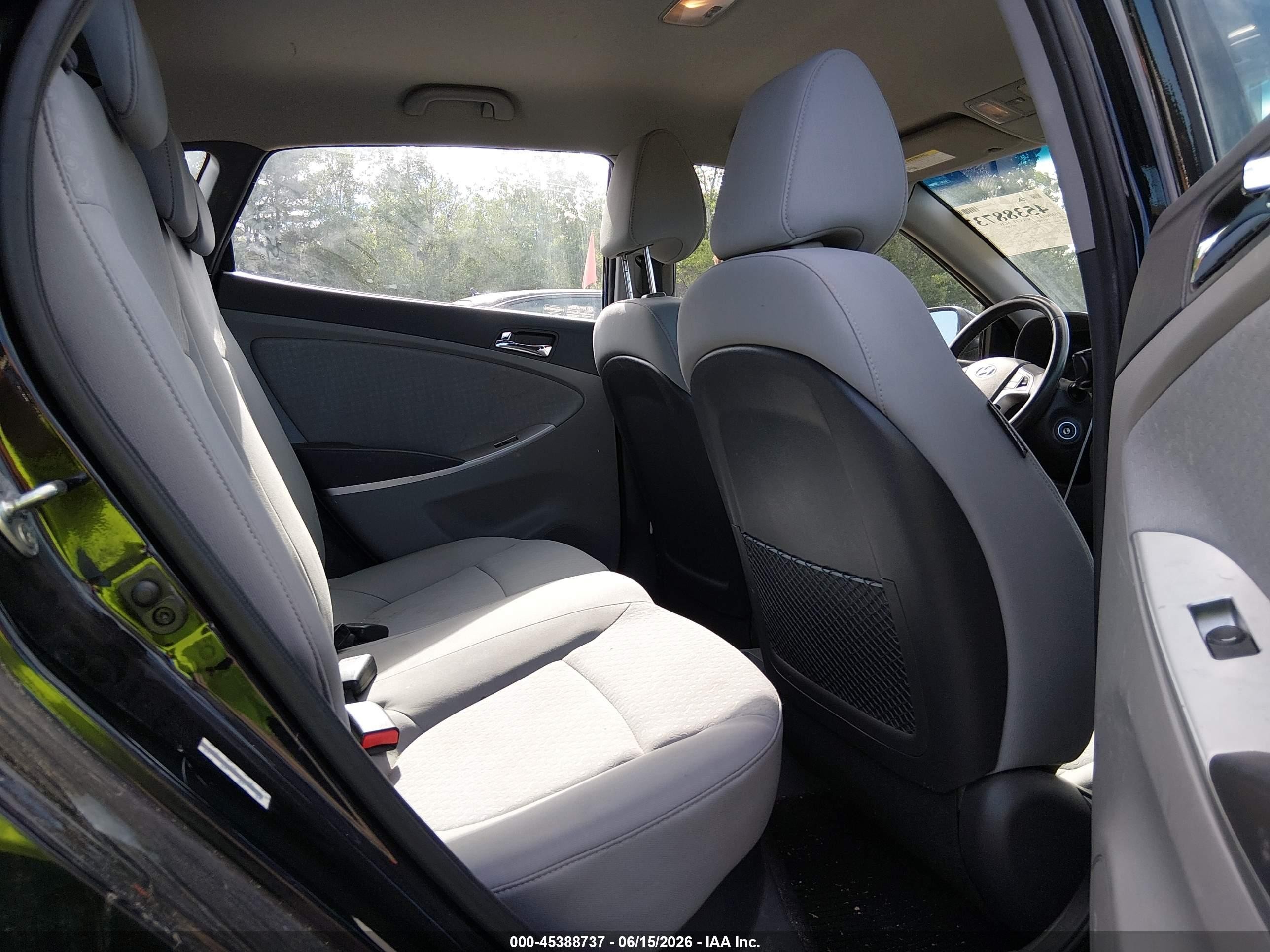 2014 Hyundai Accent Se Black vin: KMHCU5AE0EU175272