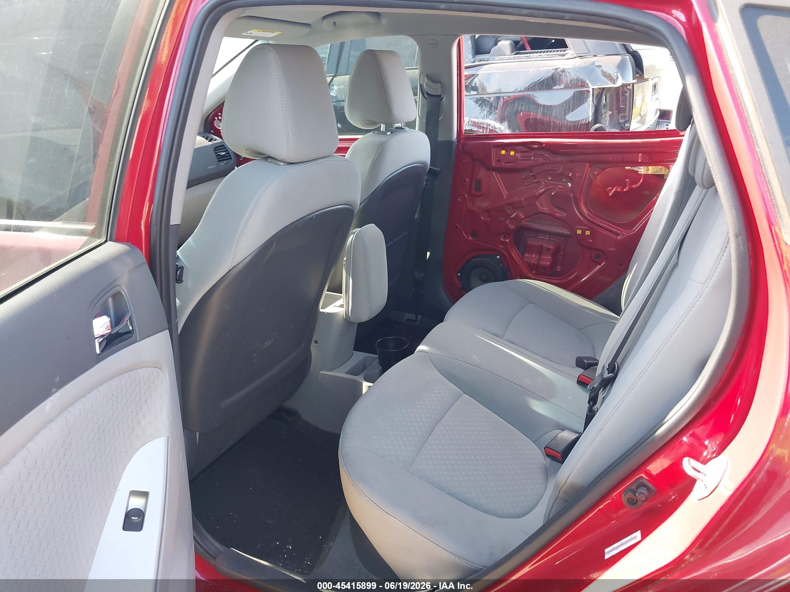 2014 Hyundai Accent Se Red vin: KMHCU5AE0EU182772