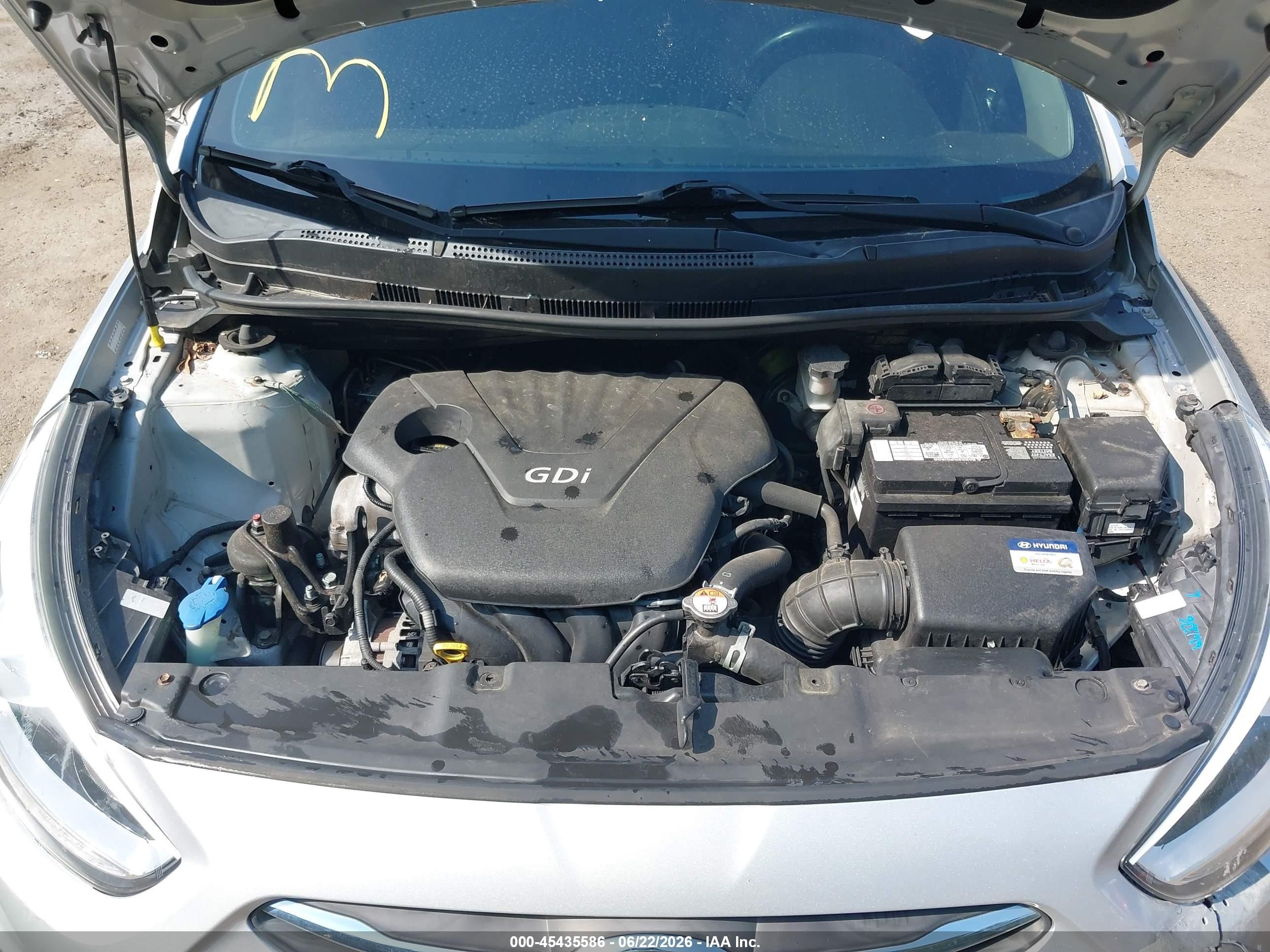 2015 Hyundai Accent Sport Silver vin: KMHCU5AE0FU220180