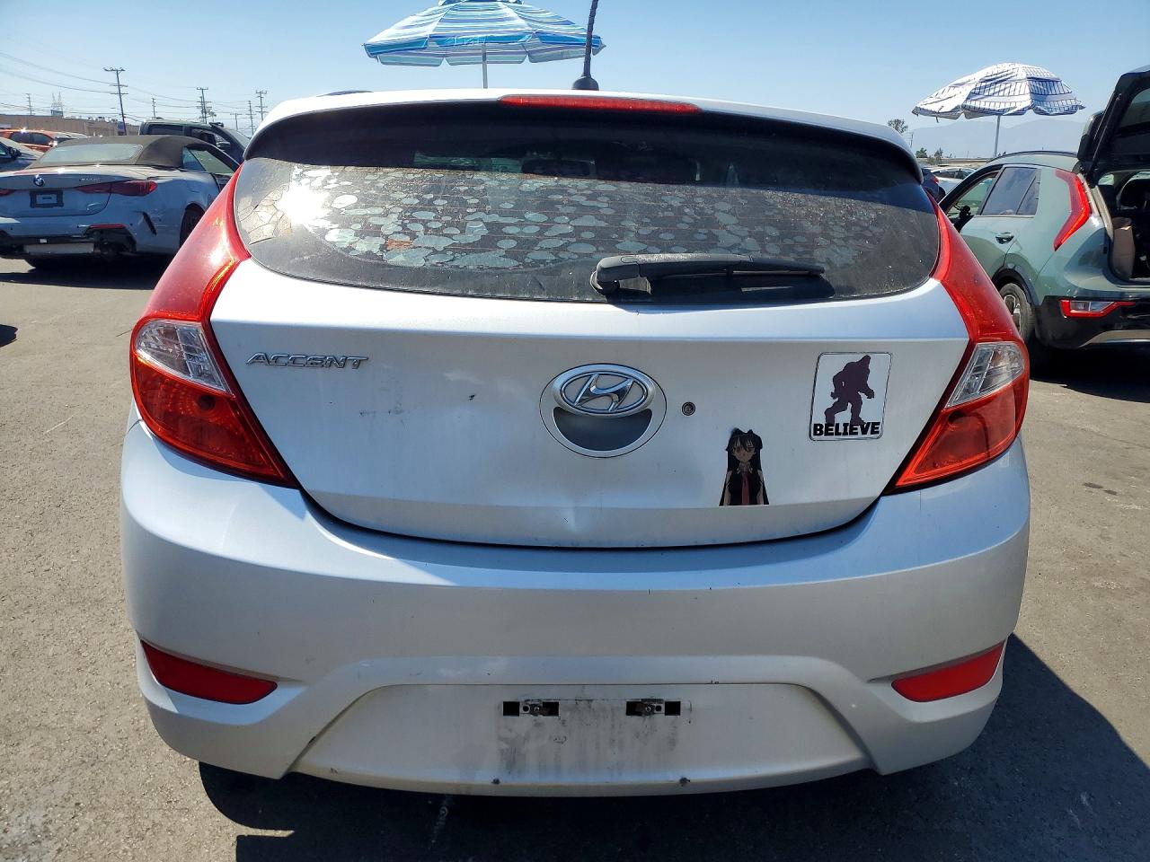 2012 Hyundai Accent Se Silver vin: KMHCU5AE1CU004589