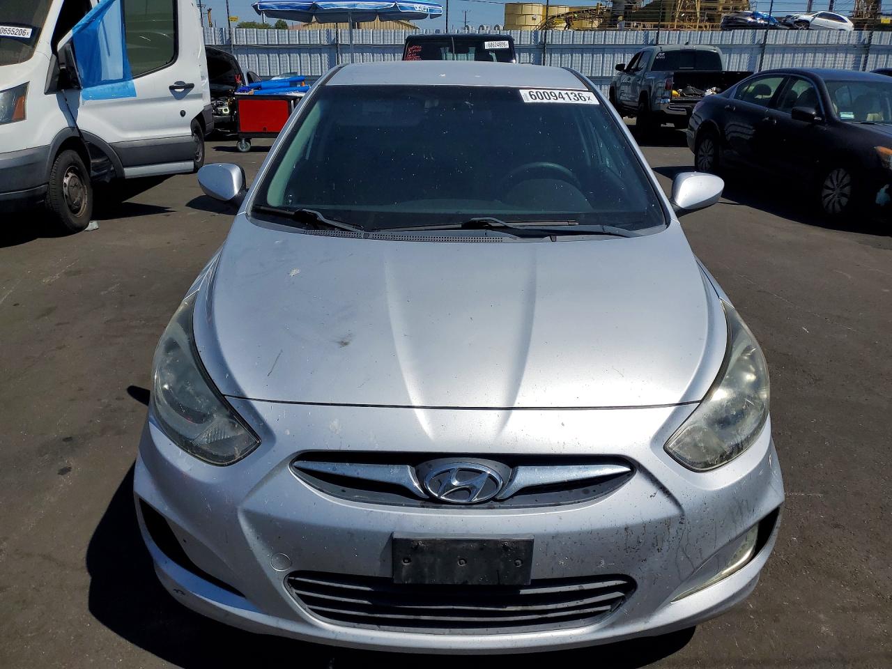 2012 Hyundai Accent Se Silver vin: KMHCU5AE1CU004589