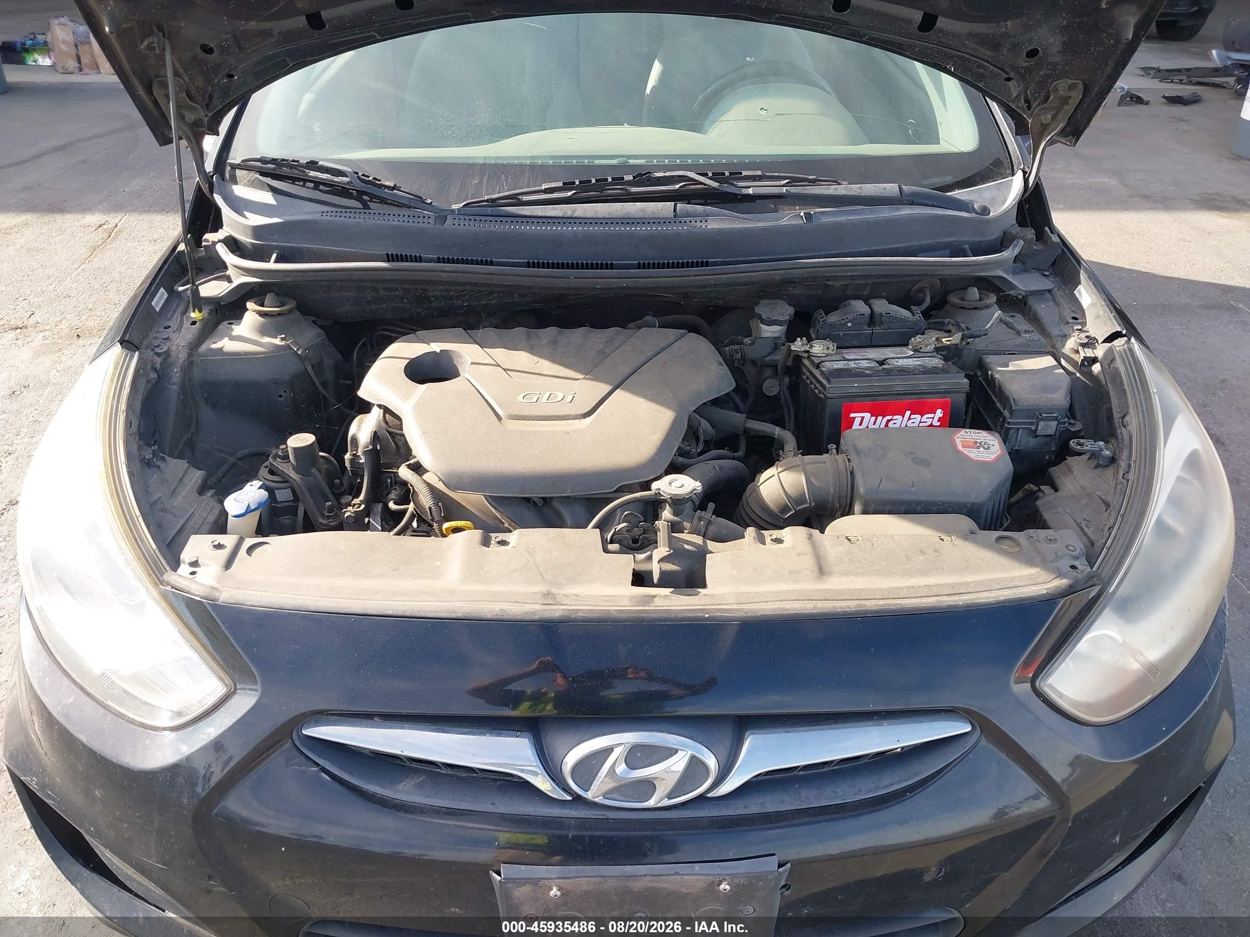 2012 Hyundai Accent Se Black vin: KMHCU5AE1CU013907