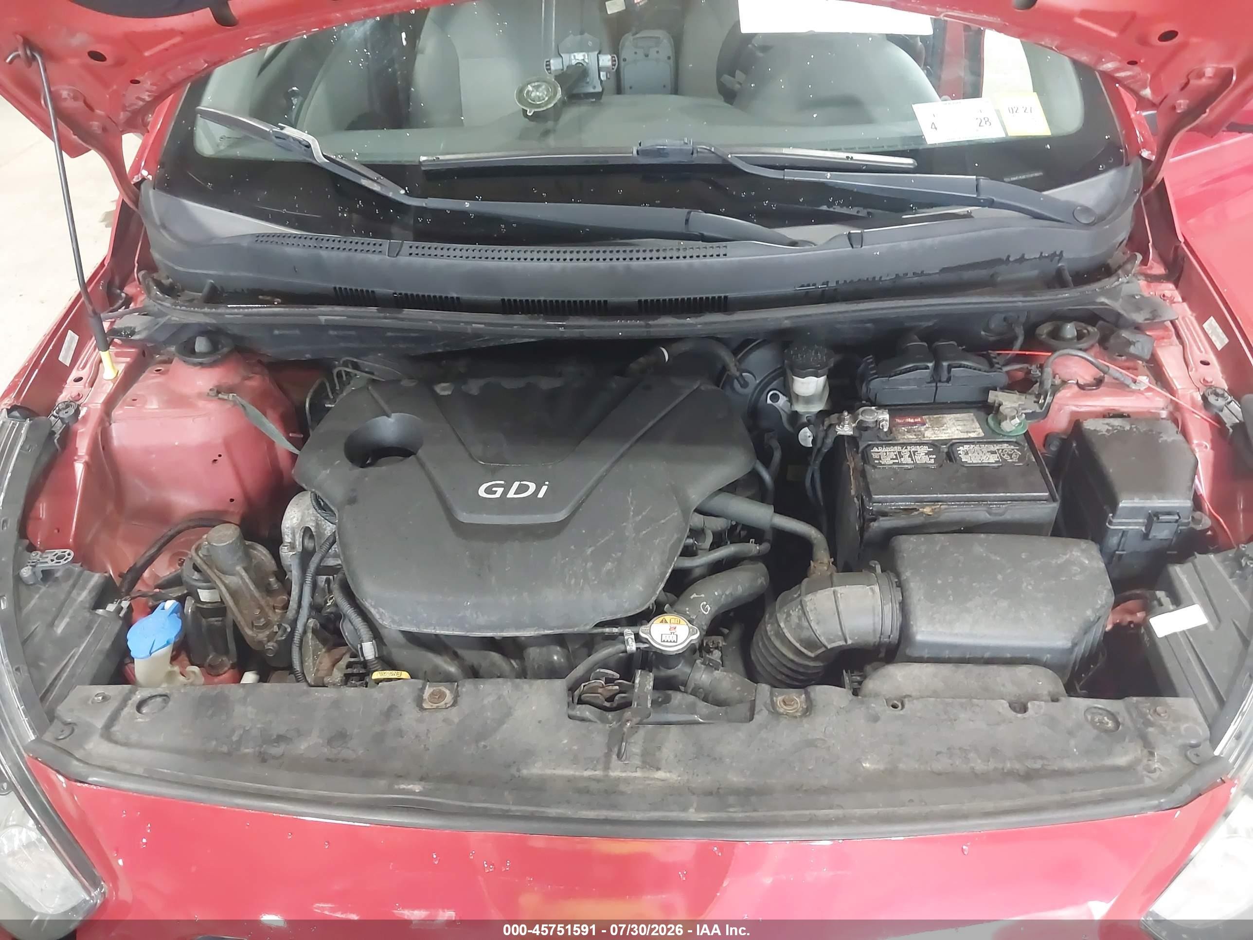 2012 Hyundai Accent Se Red vin: KMHCU5AE1CU018623