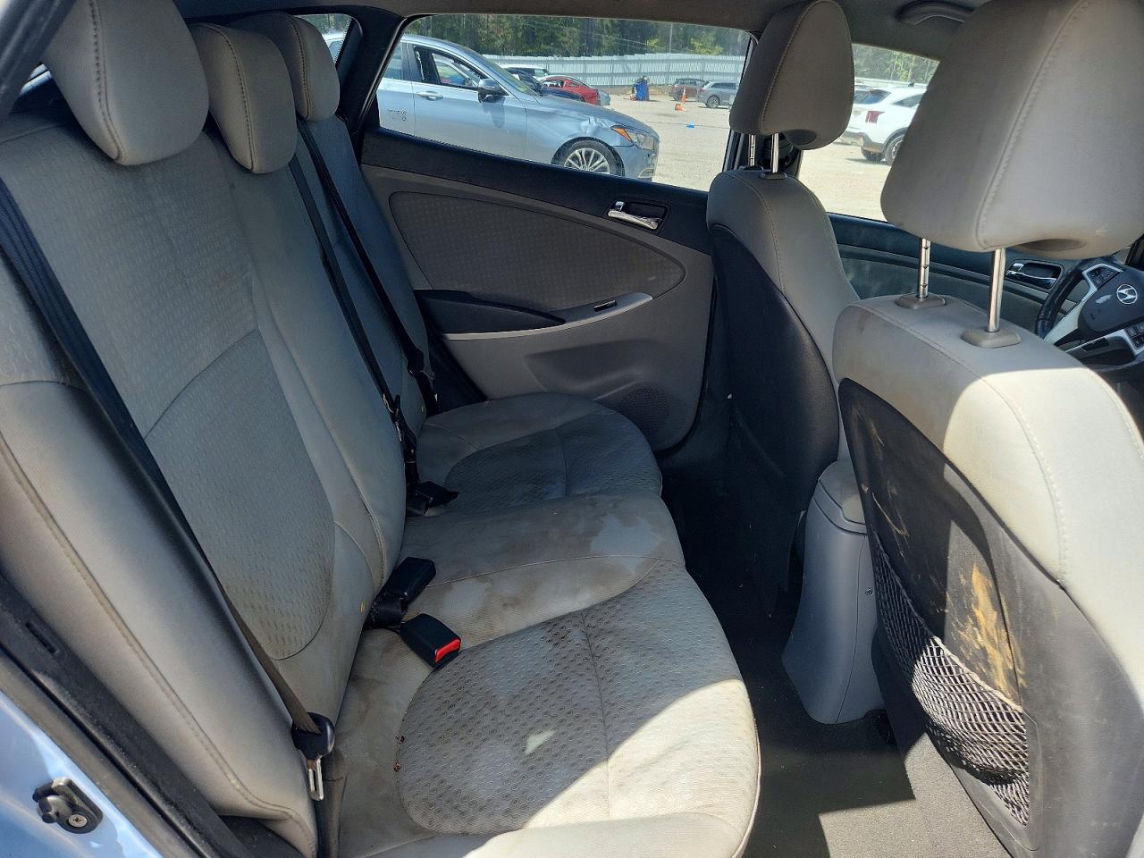 2012 Hyundai Accent Se Blue vin: KMHCU5AE1CU020582