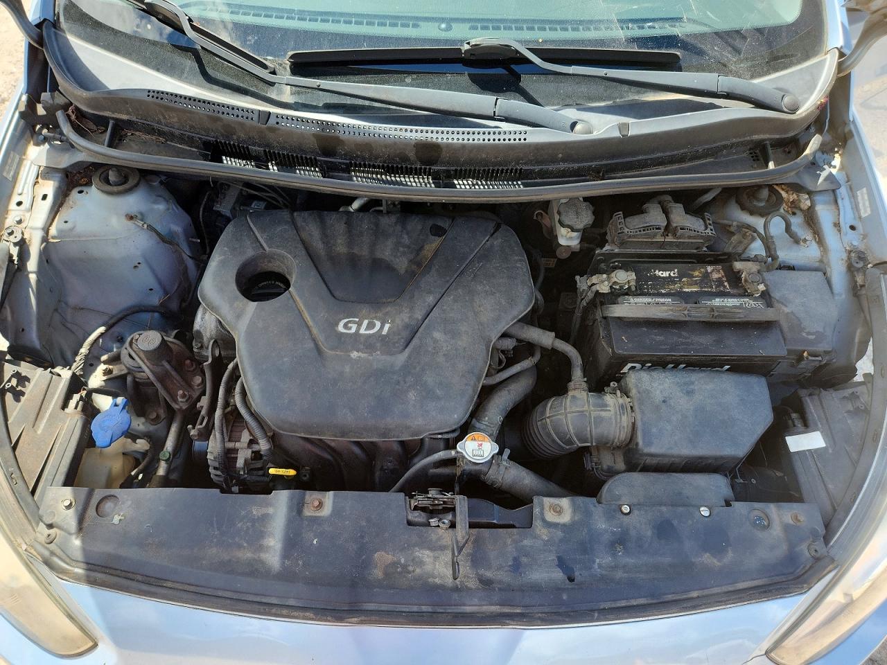2012 Hyundai Accent Se Blue vin: KMHCU5AE1CU020582