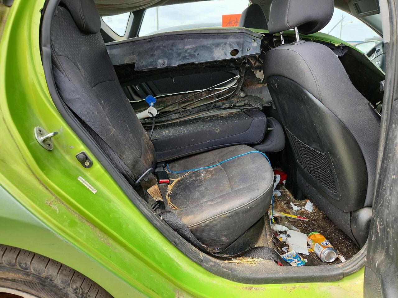 2012 Hyundai Accent Se Green vin: KMHCU5AE1CU023451