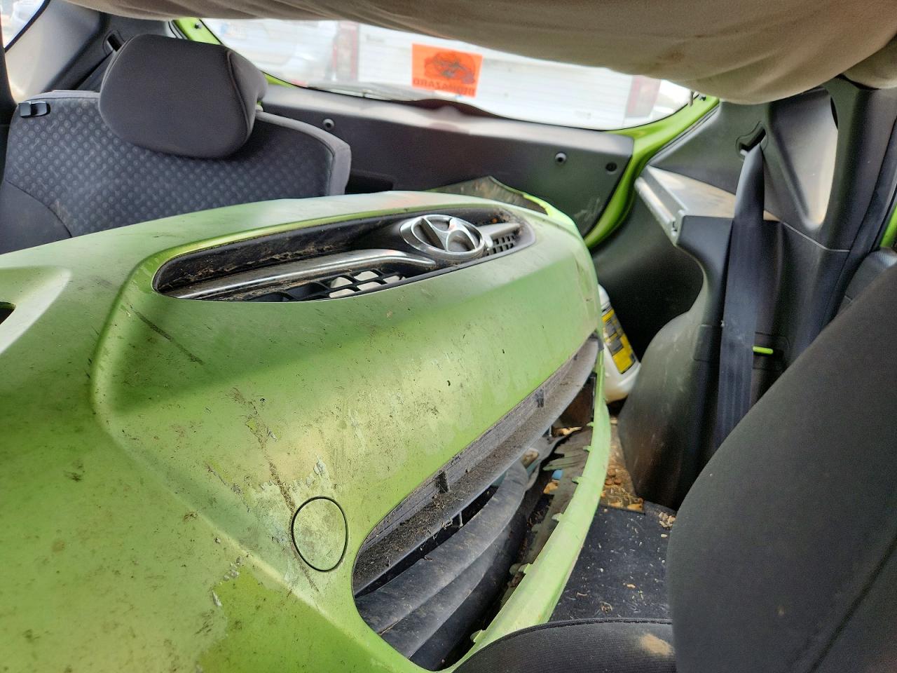 2012 Hyundai Accent Se Green vin: KMHCU5AE1CU023451