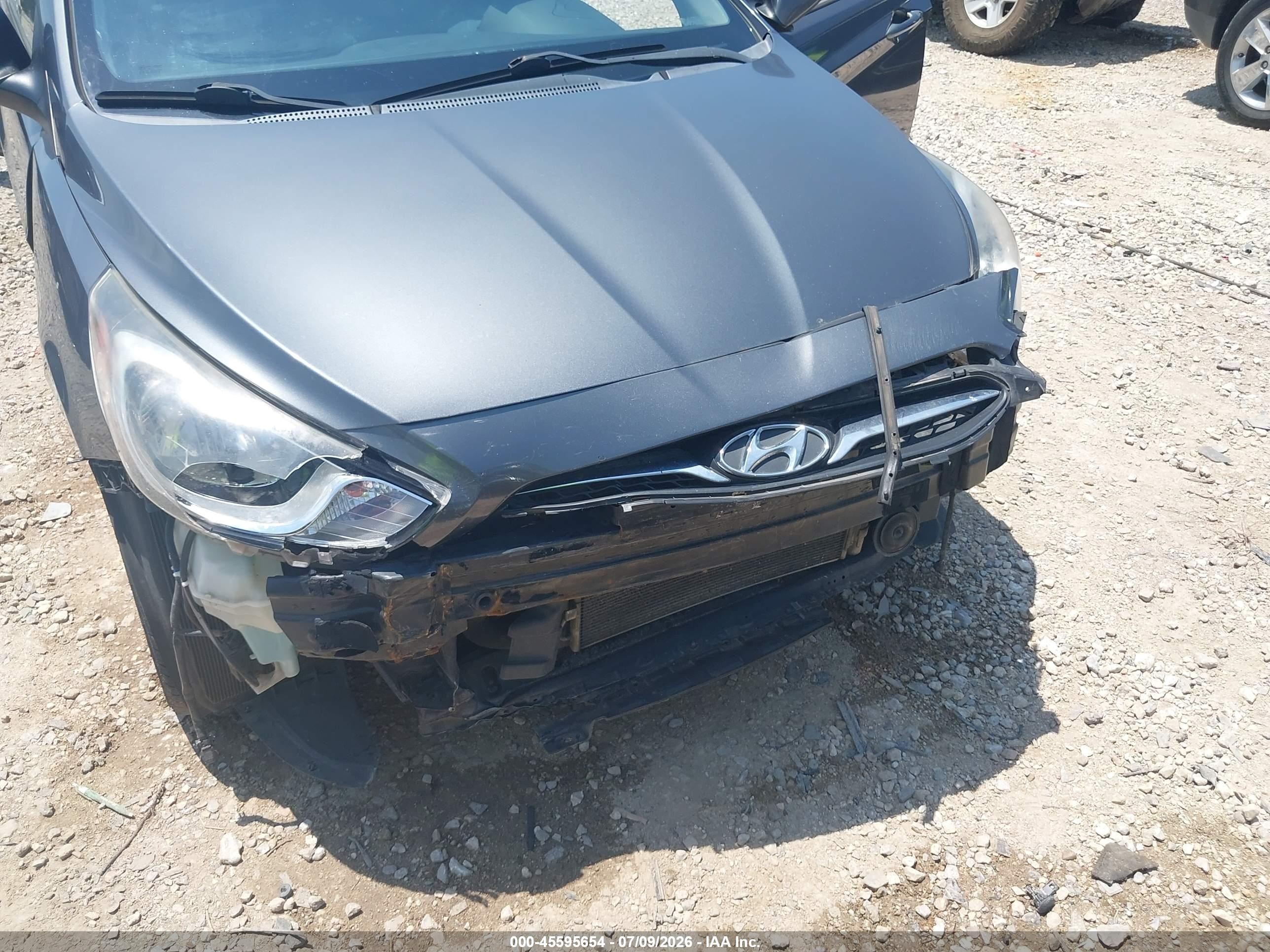 2012 Hyundai Accent Se Серый vin: KMHCU5AE1CU032960