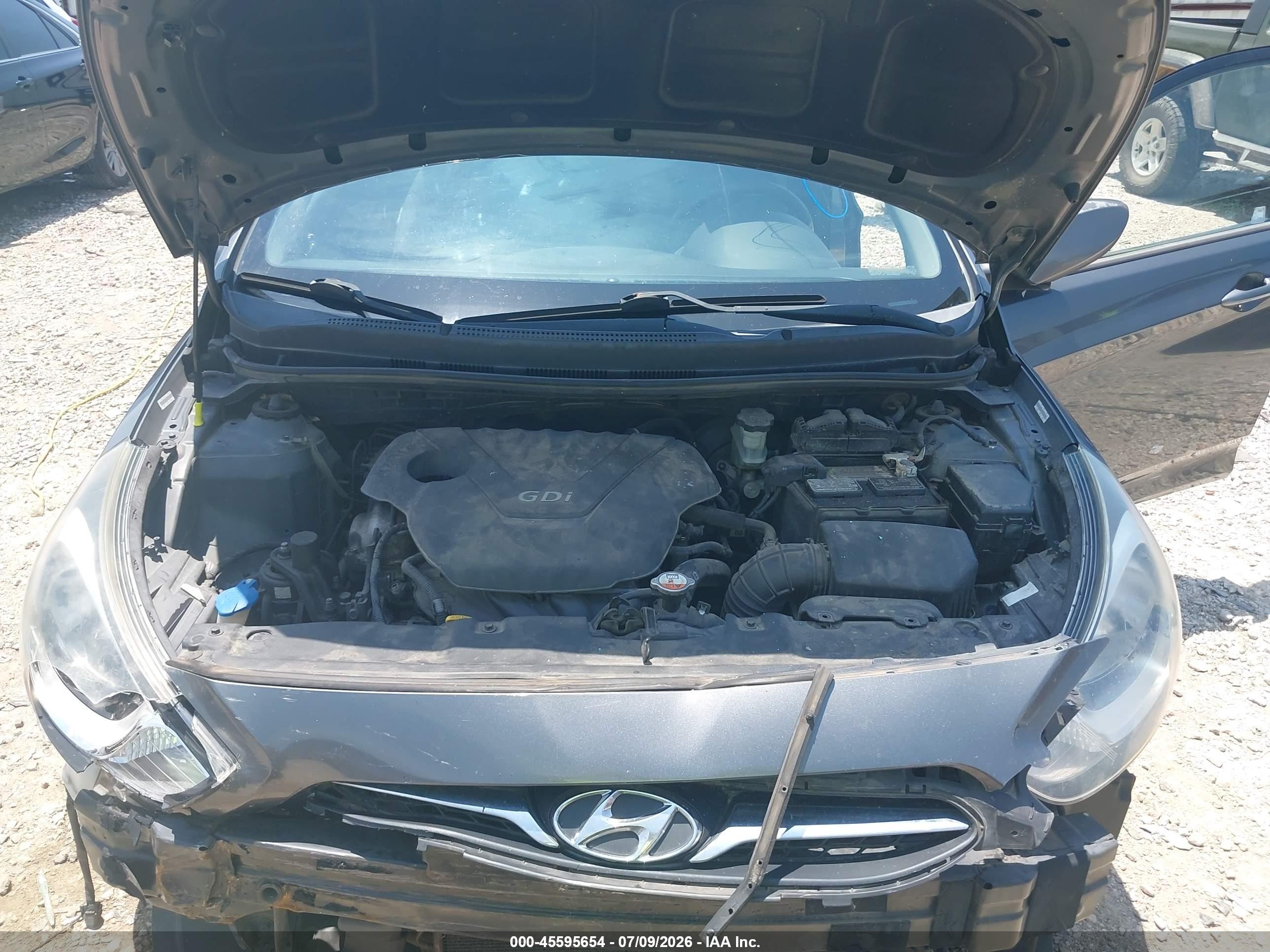 2012 Hyundai Accent Se Серый vin: KMHCU5AE1CU032960