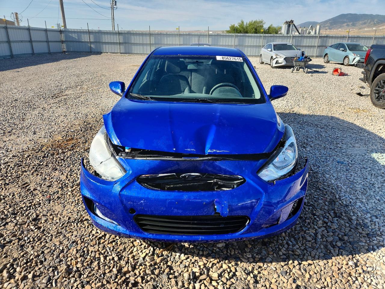 2012 Hyundai Accent Se Blue vin: KMHCU5AE1CU045305