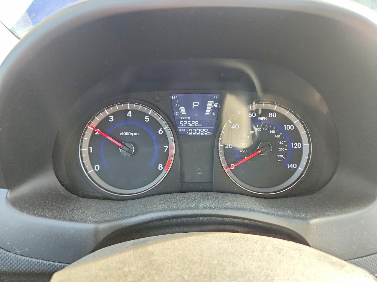 2012 Hyundai Accent Se Blue vin: KMHCU5AE1CU045305