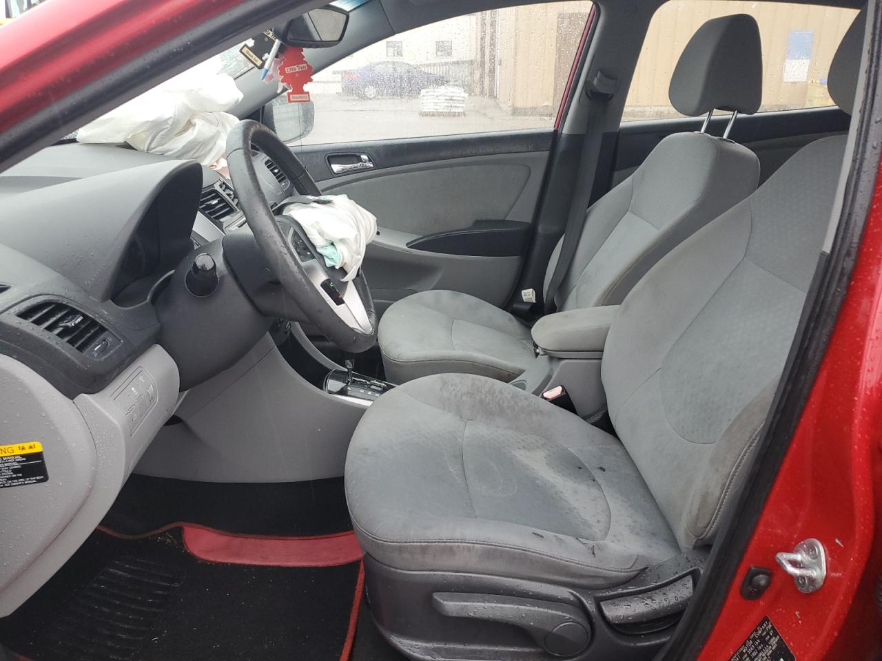 2013 Hyundai Accent Se Red vin: KMHCU5AE1DU060467