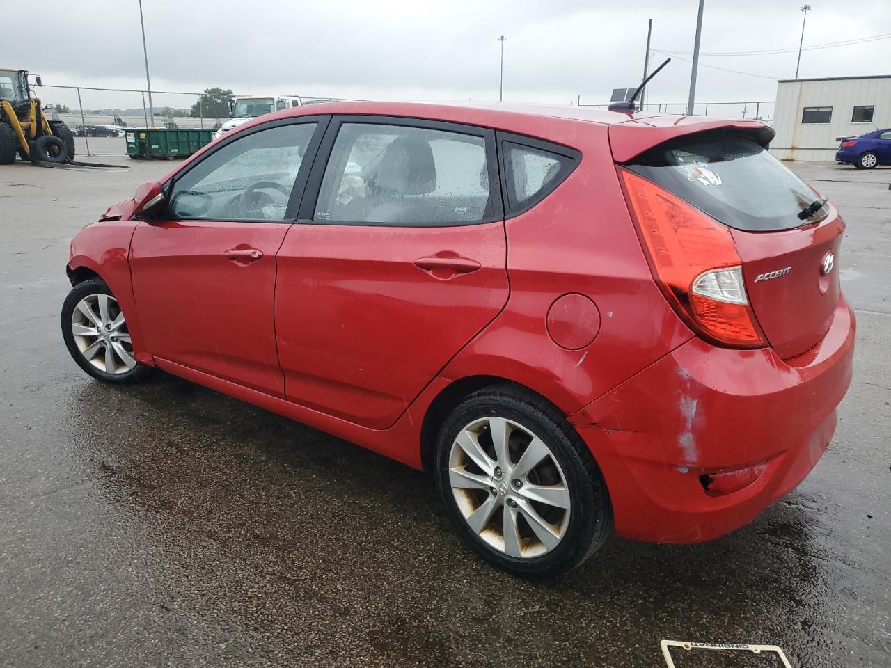 2013 Hyundai Accent Se Red vin: KMHCU5AE1DU060467