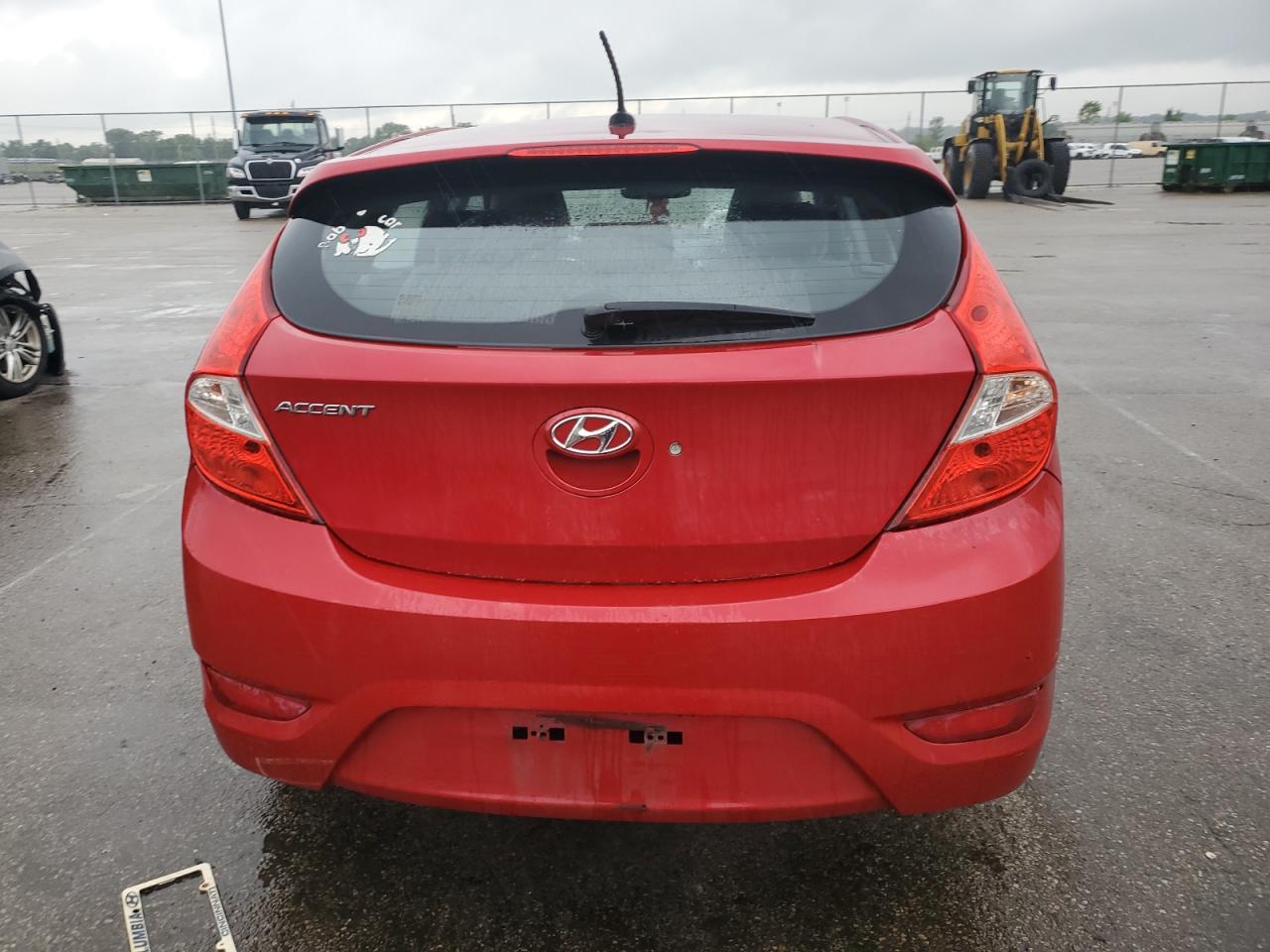 2013 Hyundai Accent Se Red vin: KMHCU5AE1DU060467
