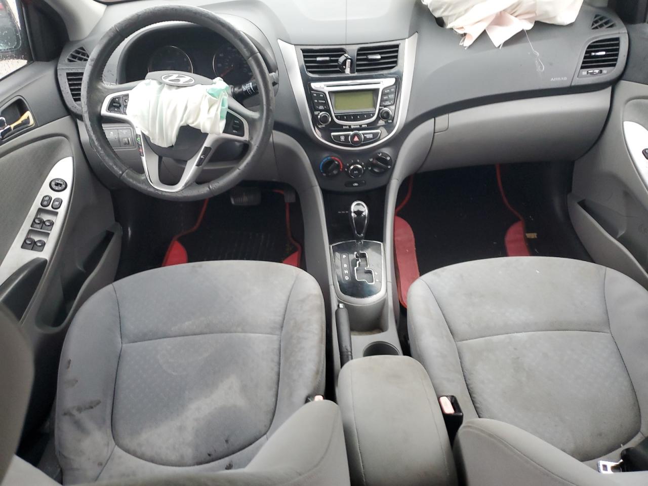 2013 Hyundai Accent Se Red vin: KMHCU5AE1DU060467