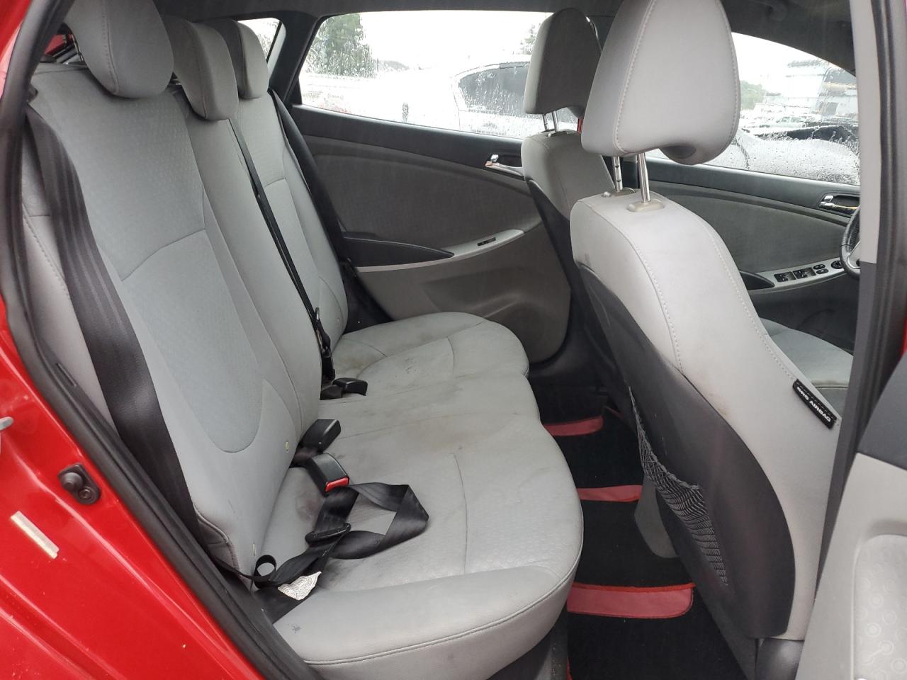 2013 Hyundai Accent Se Red vin: KMHCU5AE1DU060467