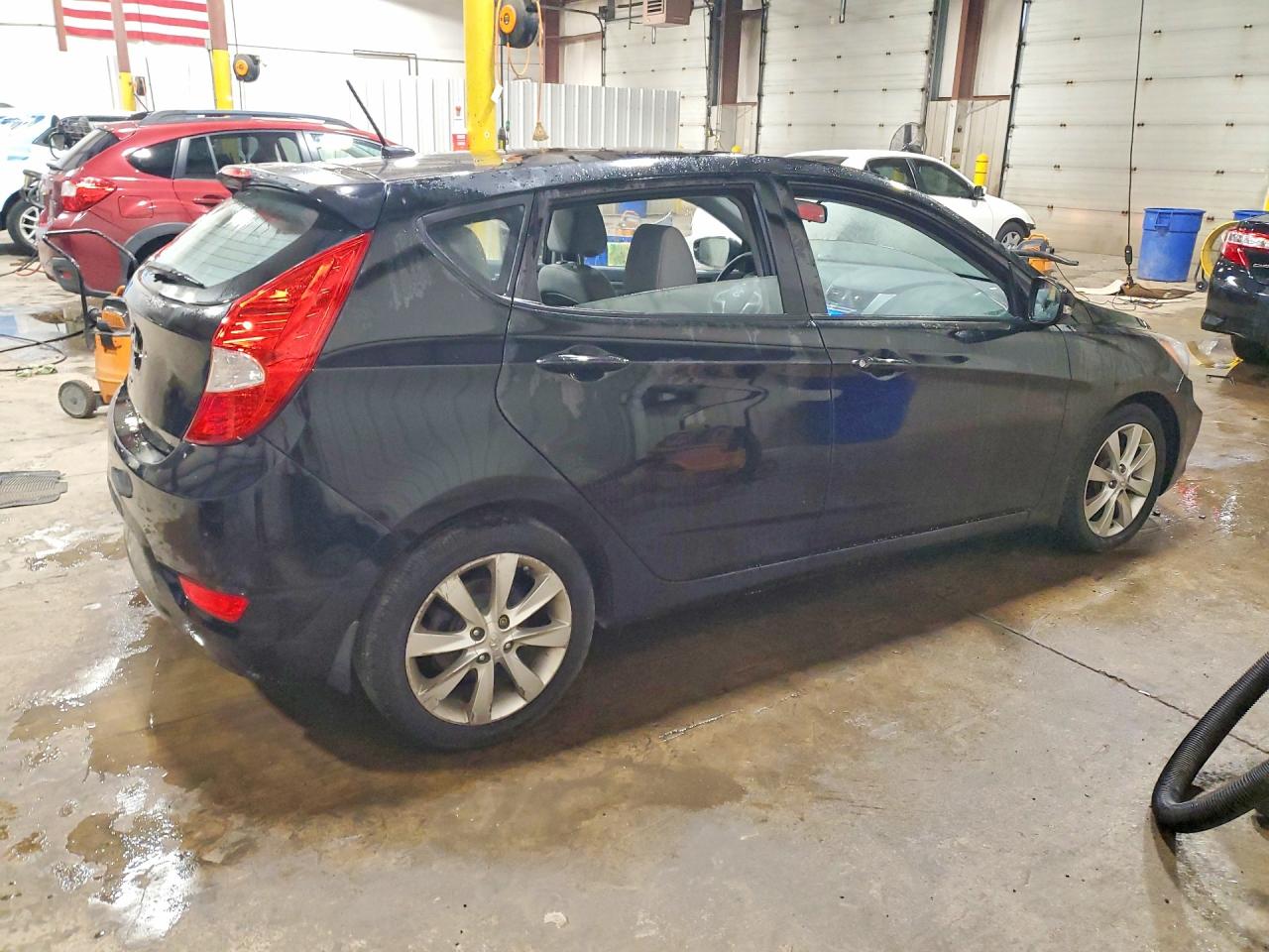 2013 Hyundai Accent Se Black vin: KMHCU5AE1DU076376