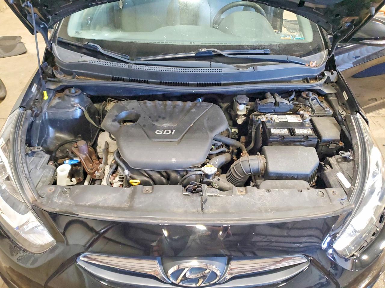 2013 Hyundai Accent Se Black vin: KMHCU5AE1DU076376