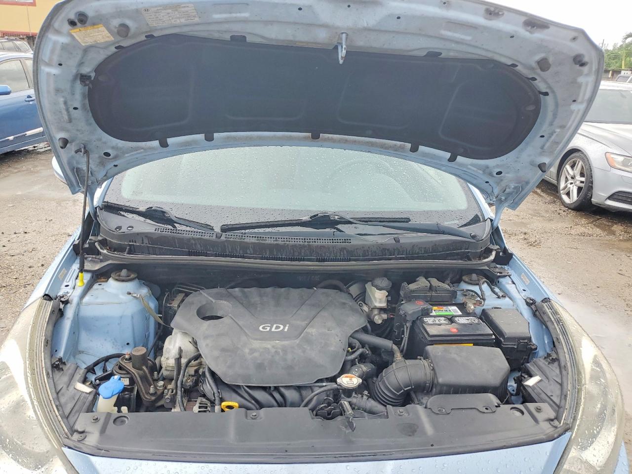 2013 Hyundai Accent Se Blue vin: KMHCU5AE1DU077995