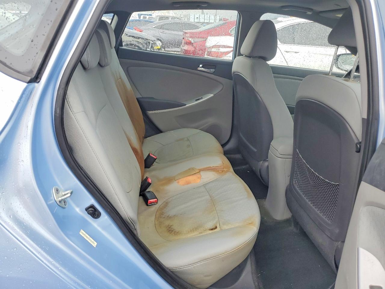 2013 Hyundai Accent Se Blue vin: KMHCU5AE1DU077995