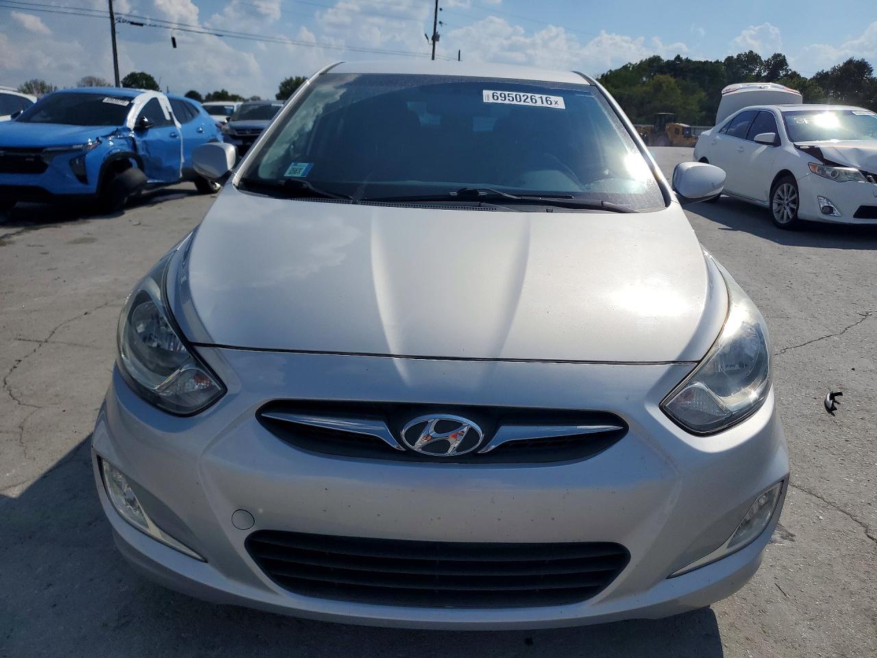 2013 Hyundai Accent Se Silver vin: KMHCU5AE1DU132316