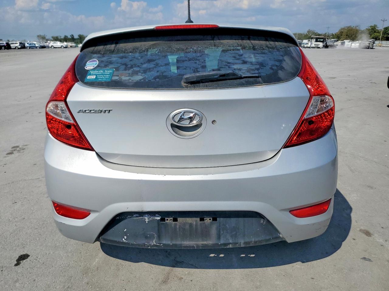 2013 Hyundai Accent Se Silver vin: KMHCU5AE1DU132316