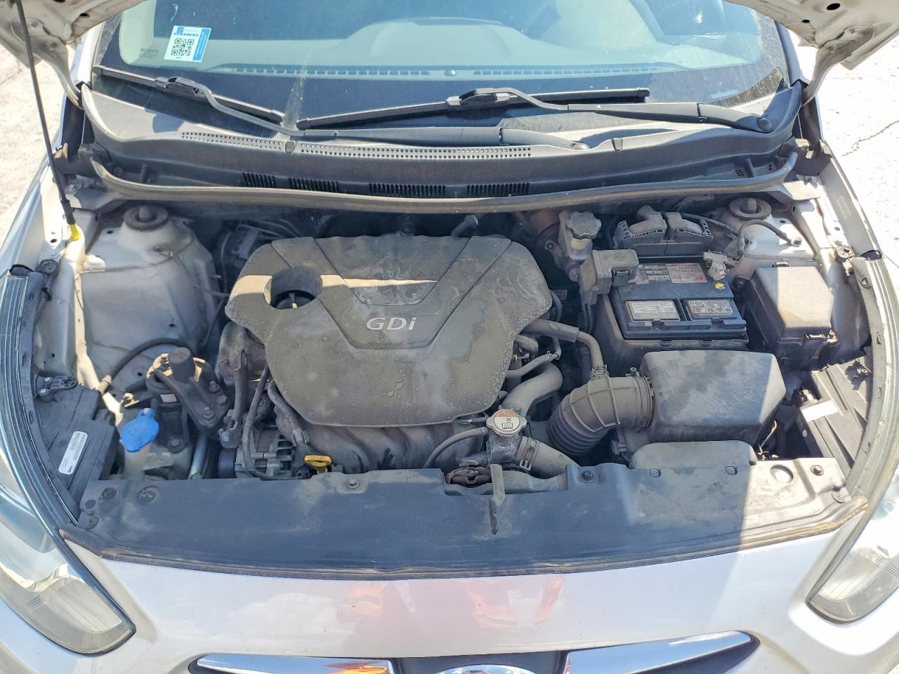 2013 Hyundai Accent Se Silver vin: KMHCU5AE1DU132316