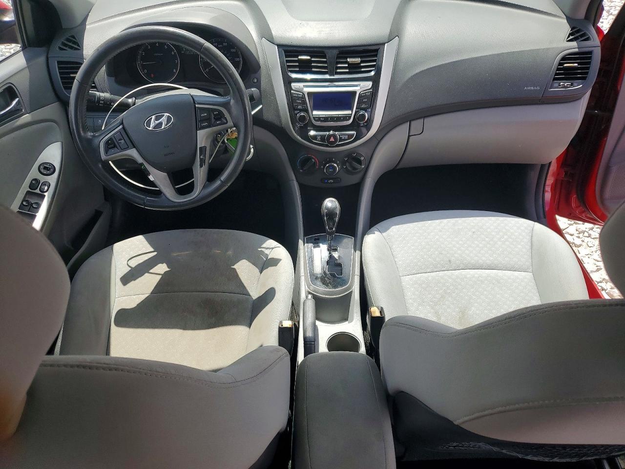 2014 Hyundai Accent Se Red vin: KMHCU5AE1EU178696