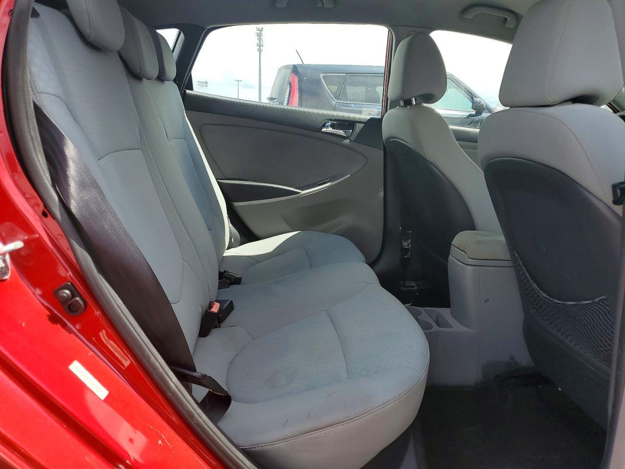 2014 Hyundai Accent Se Red vin: KMHCU5AE1EU178696