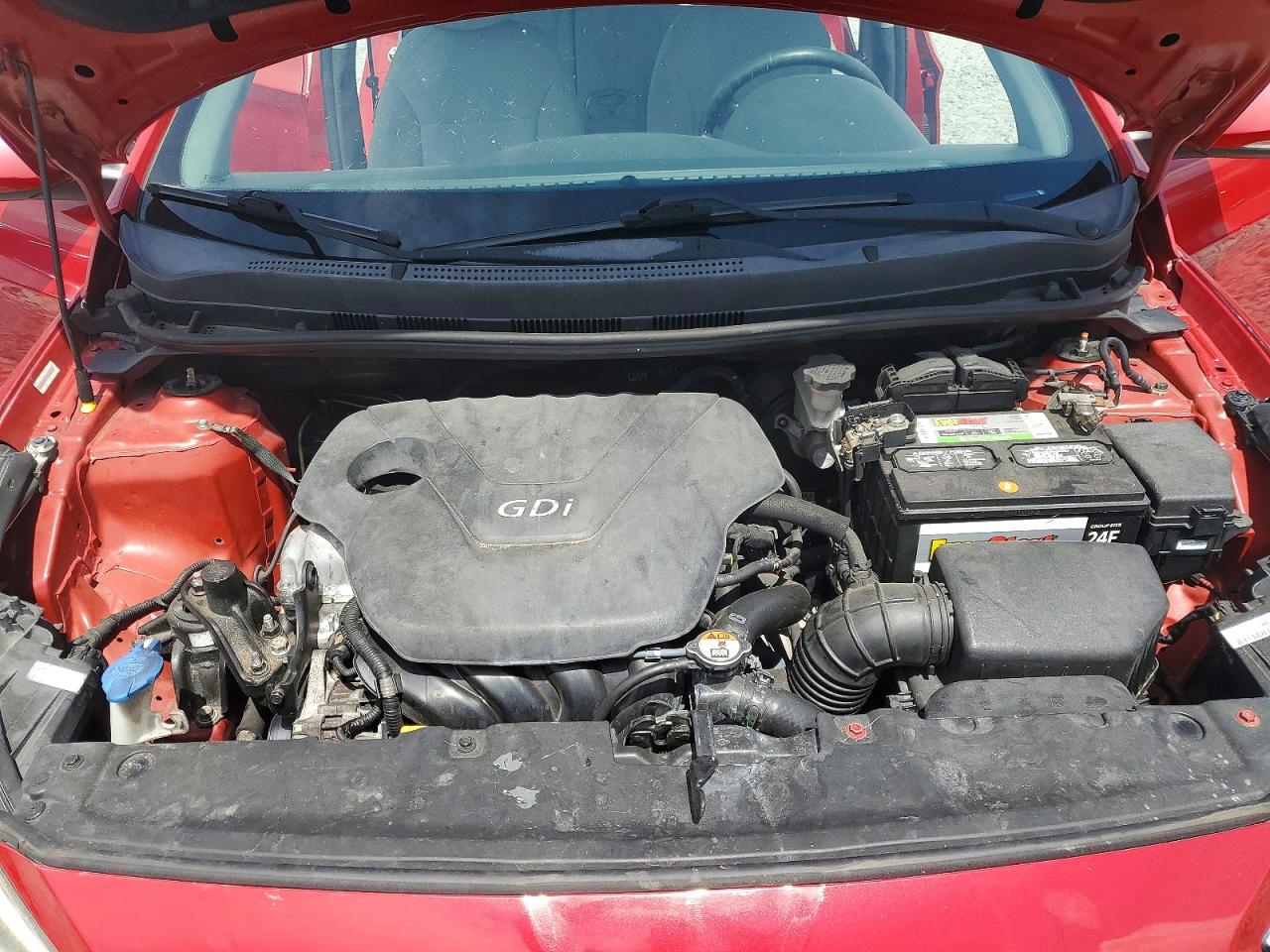 2014 Hyundai Accent Se Red vin: KMHCU5AE1EU178696