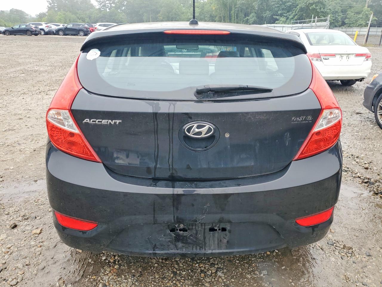 2014 Hyundai Accent Se Черный vin: KMHCU5AE1EU183669