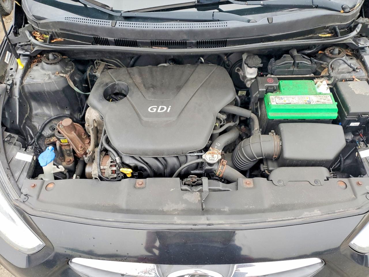 2014 Hyundai Accent Se Черный vin: KMHCU5AE1EU183669