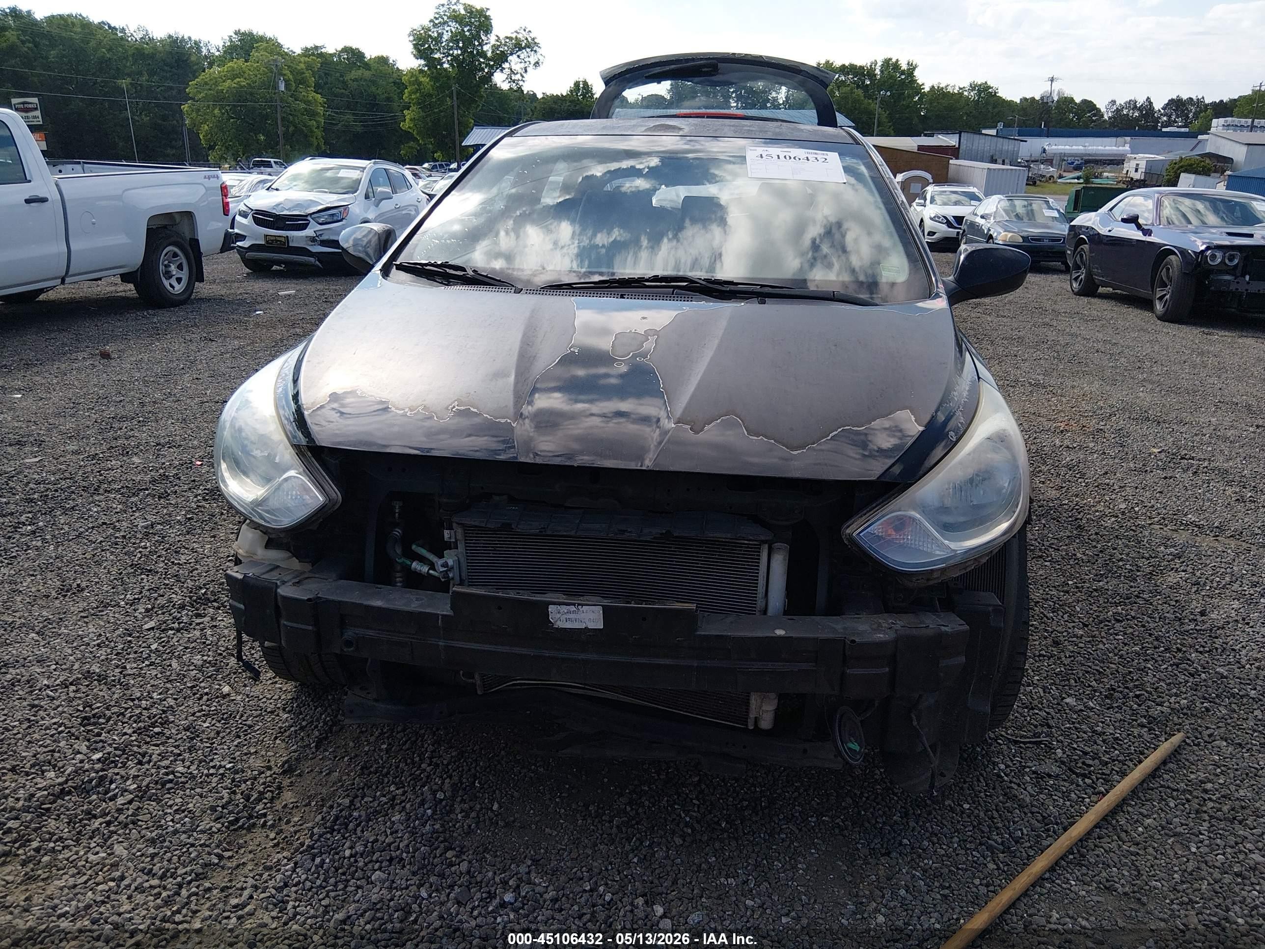 2012 Hyundai Accent Se Black vin: KMHCU5AE2CU005024