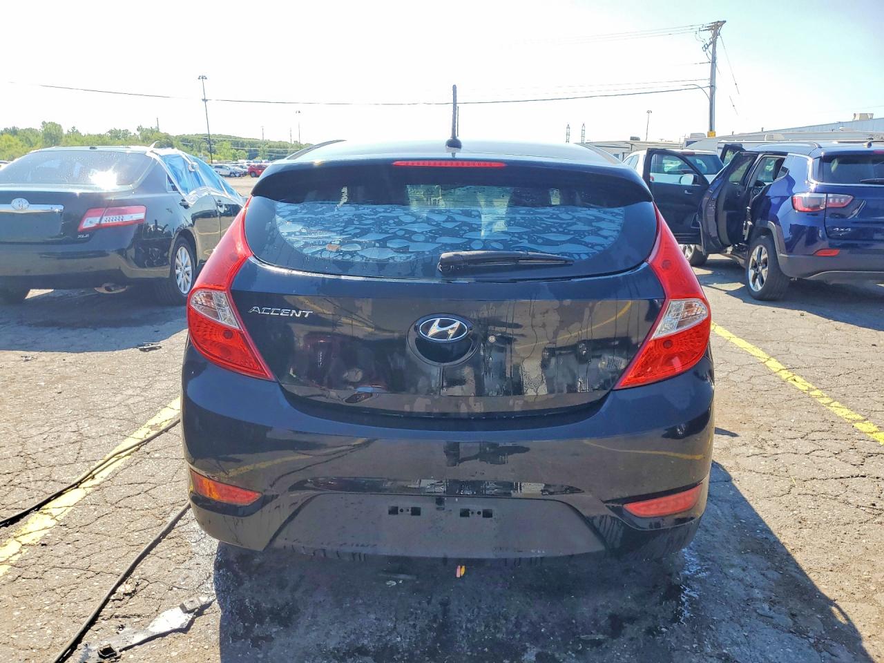 2012 Hyundai Accent Se Черный vin: KMHCU5AE2CU018758