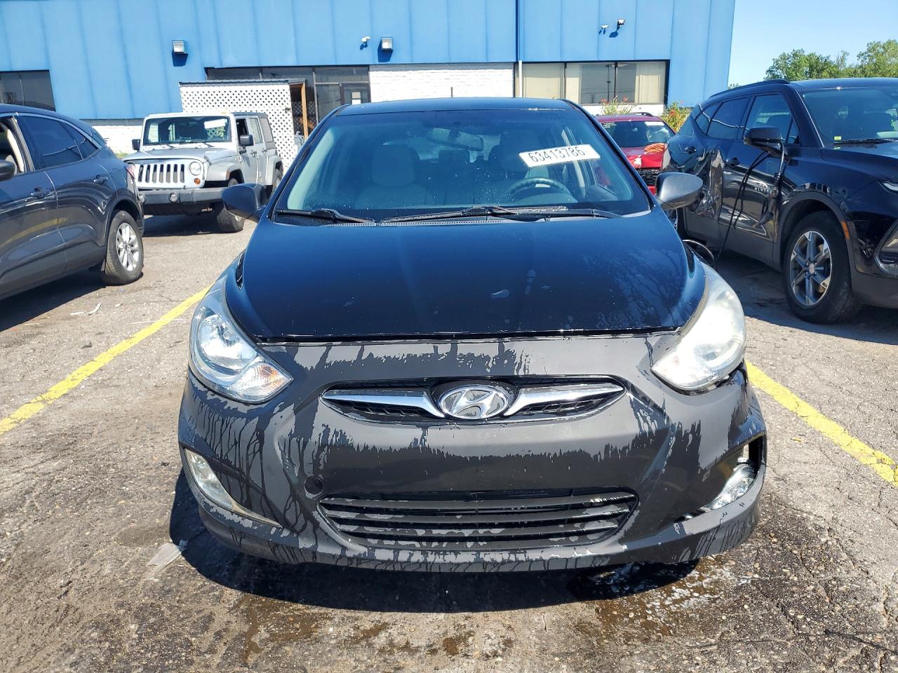 2012 Hyundai Accent Se Черный vin: KMHCU5AE2CU018758