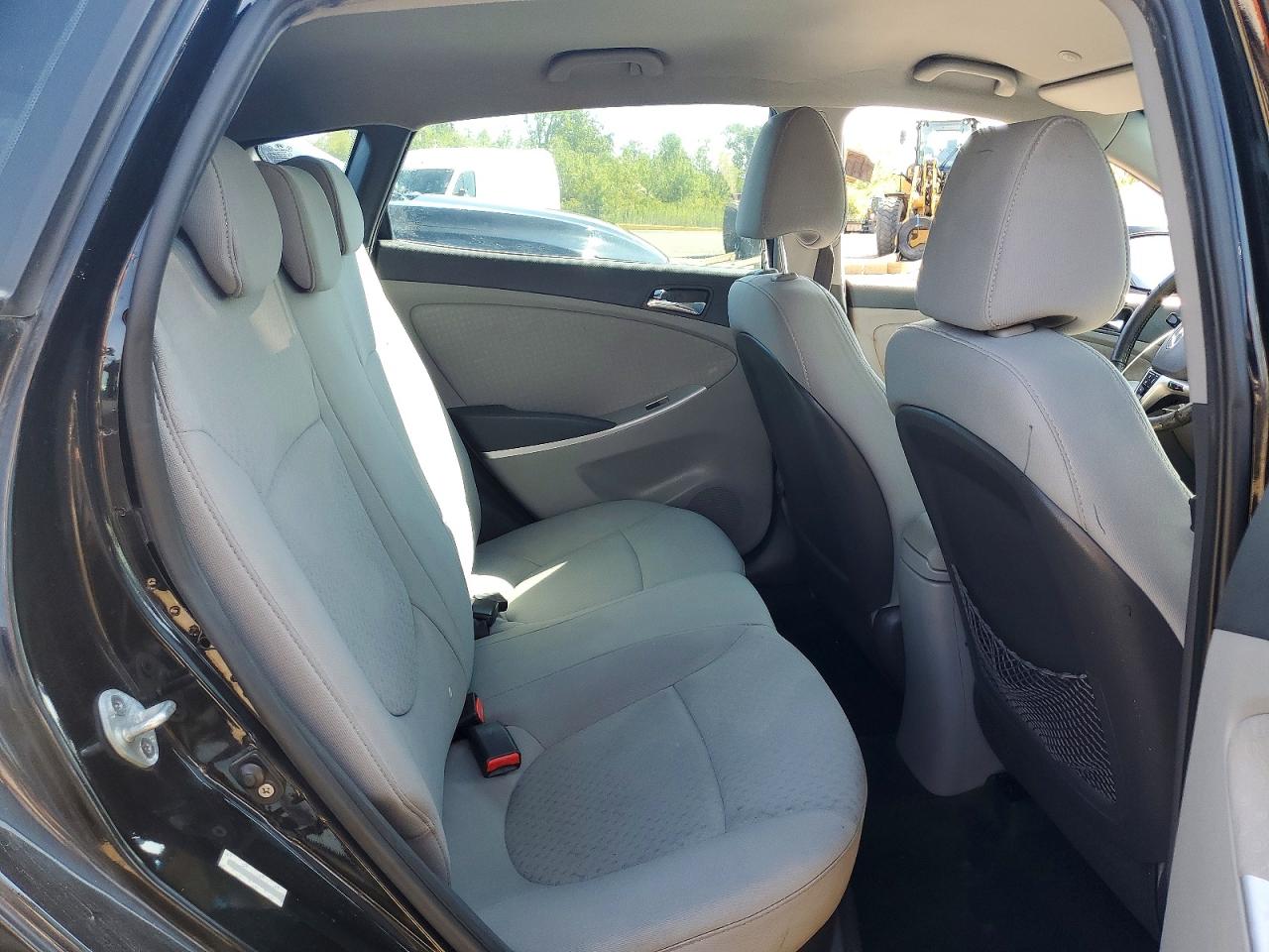 2012 Hyundai Accent Se Черный vin: KMHCU5AE2CU018758