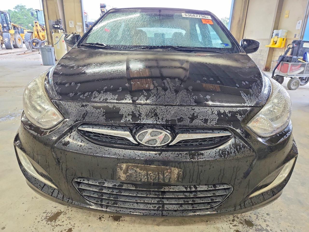 2012 Hyundai Accent Se Black vin: KMHCU5AE2CU031493