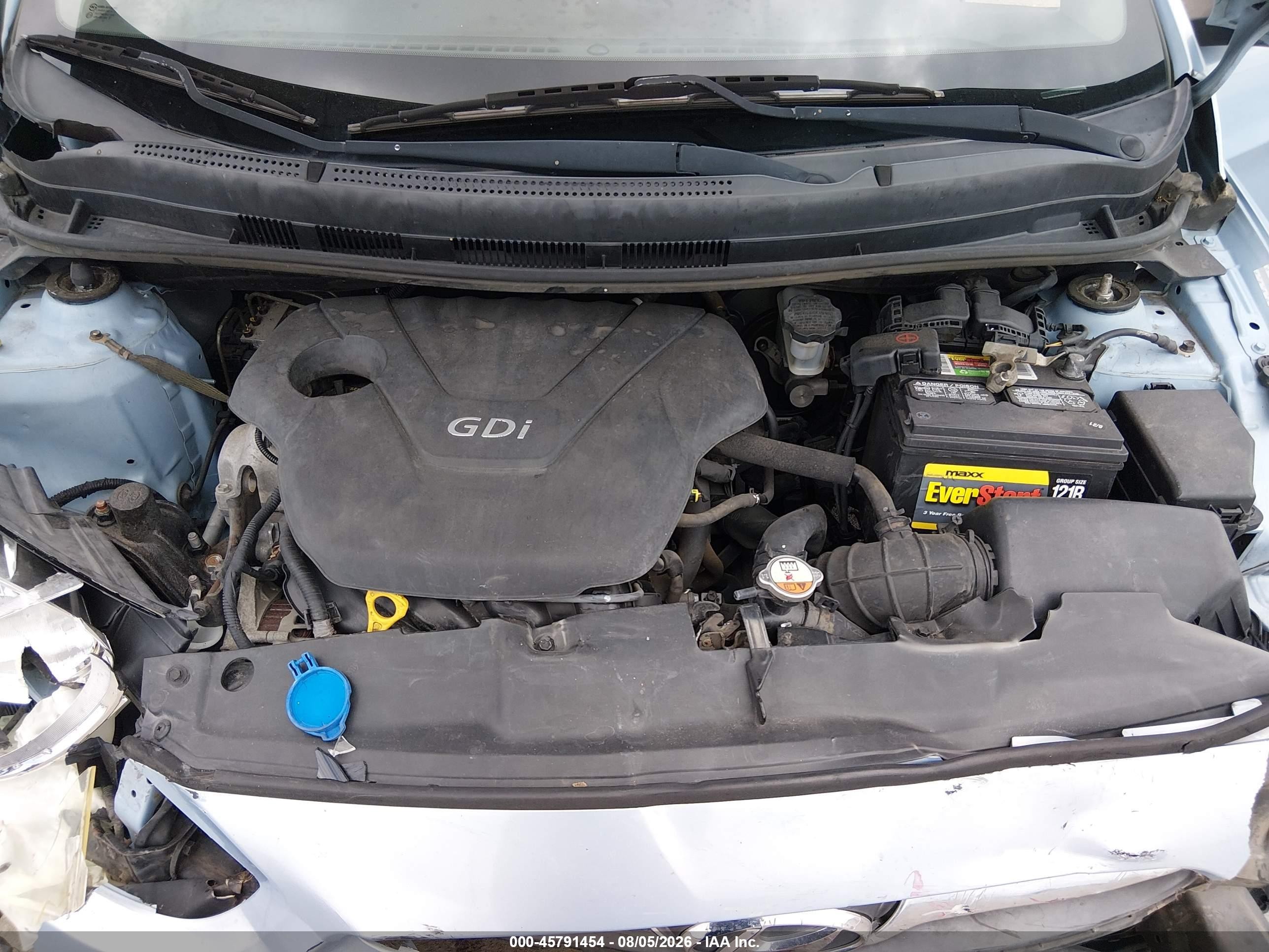 2013 Hyundai Accent Se Синий vin: KMHCU5AE2DU065659